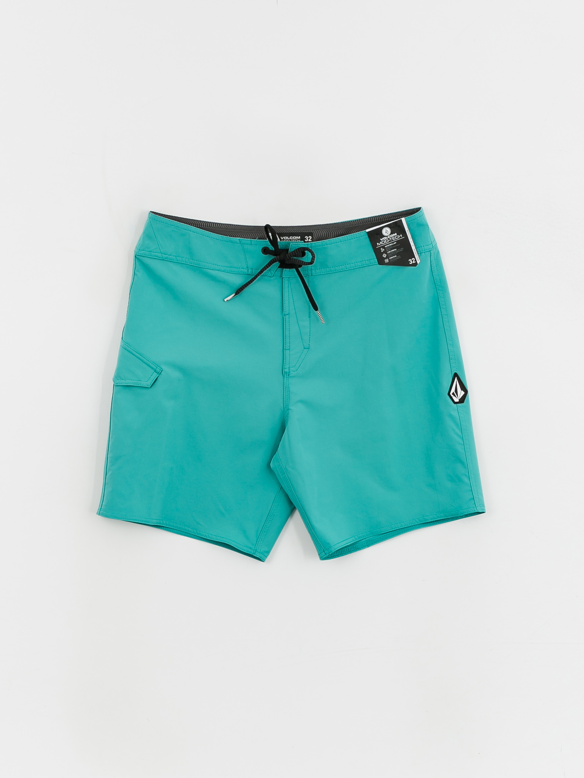 Plážové kraťasy Volcom Lido Solid Mod 18 (temple teal)
