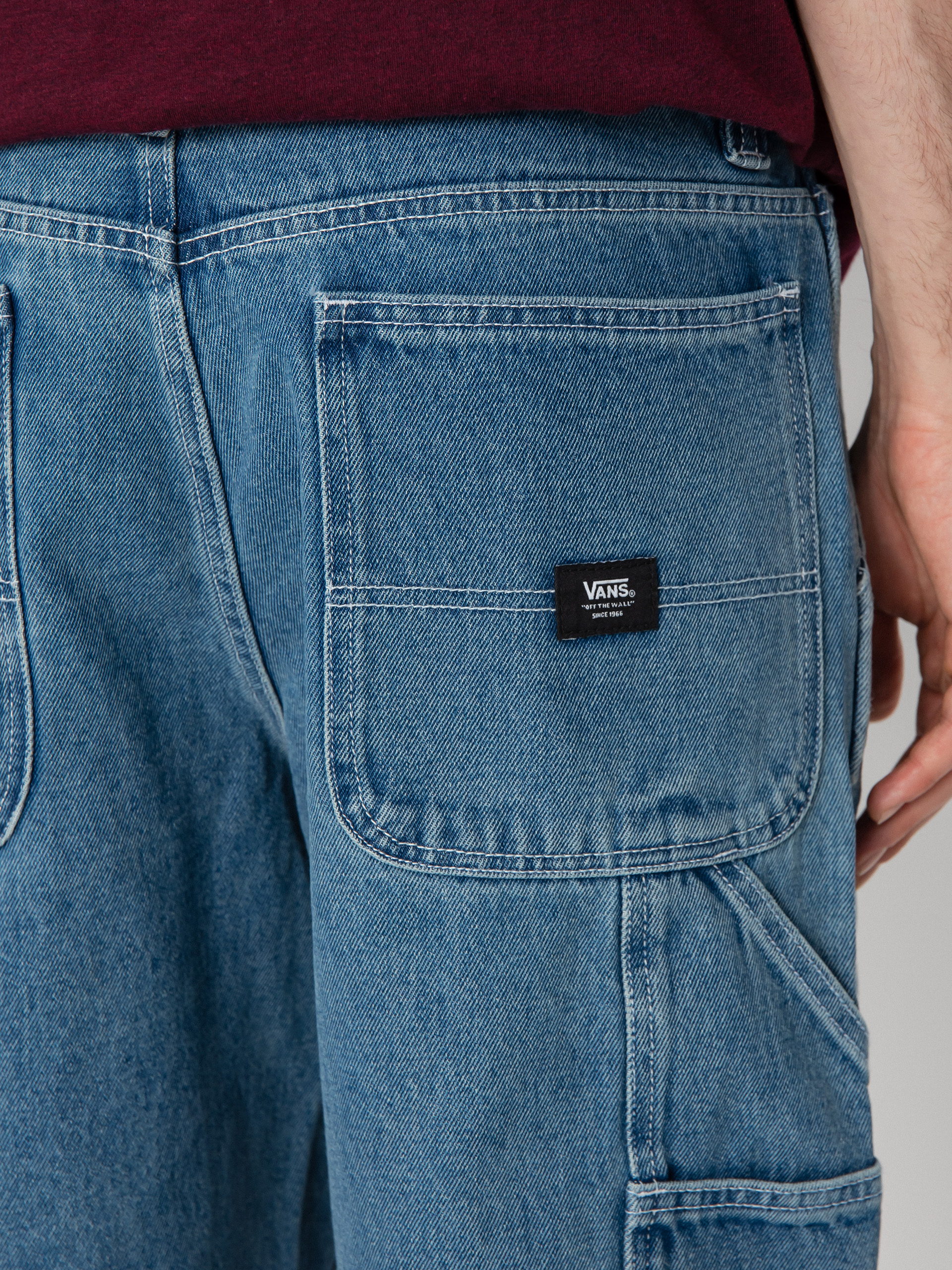 Kraťasy Vans Drill Chore Louniwe Denim (stone wash)