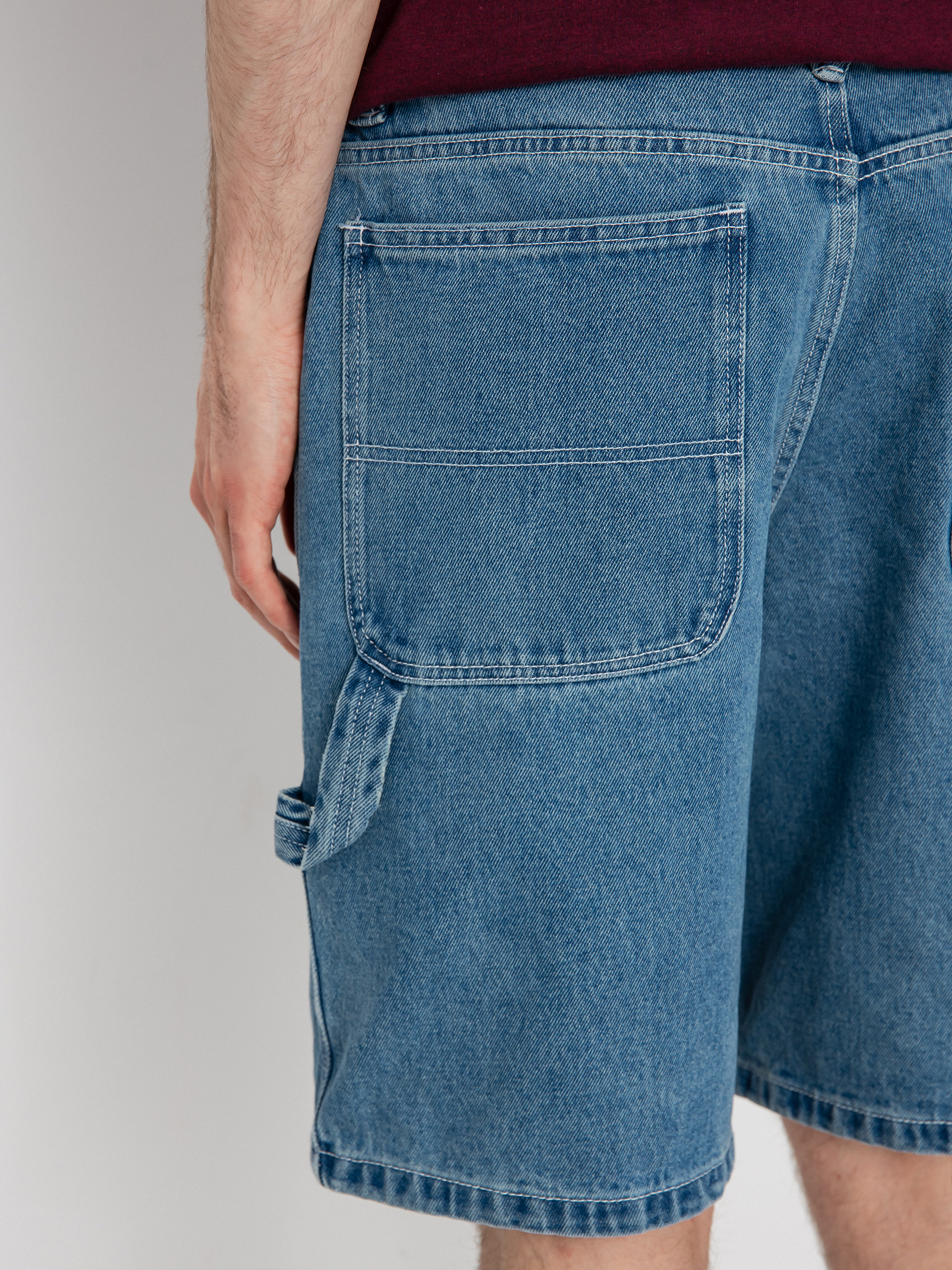 Kraťasy Vans Drill Chore Louniwe Denim (stone wash)