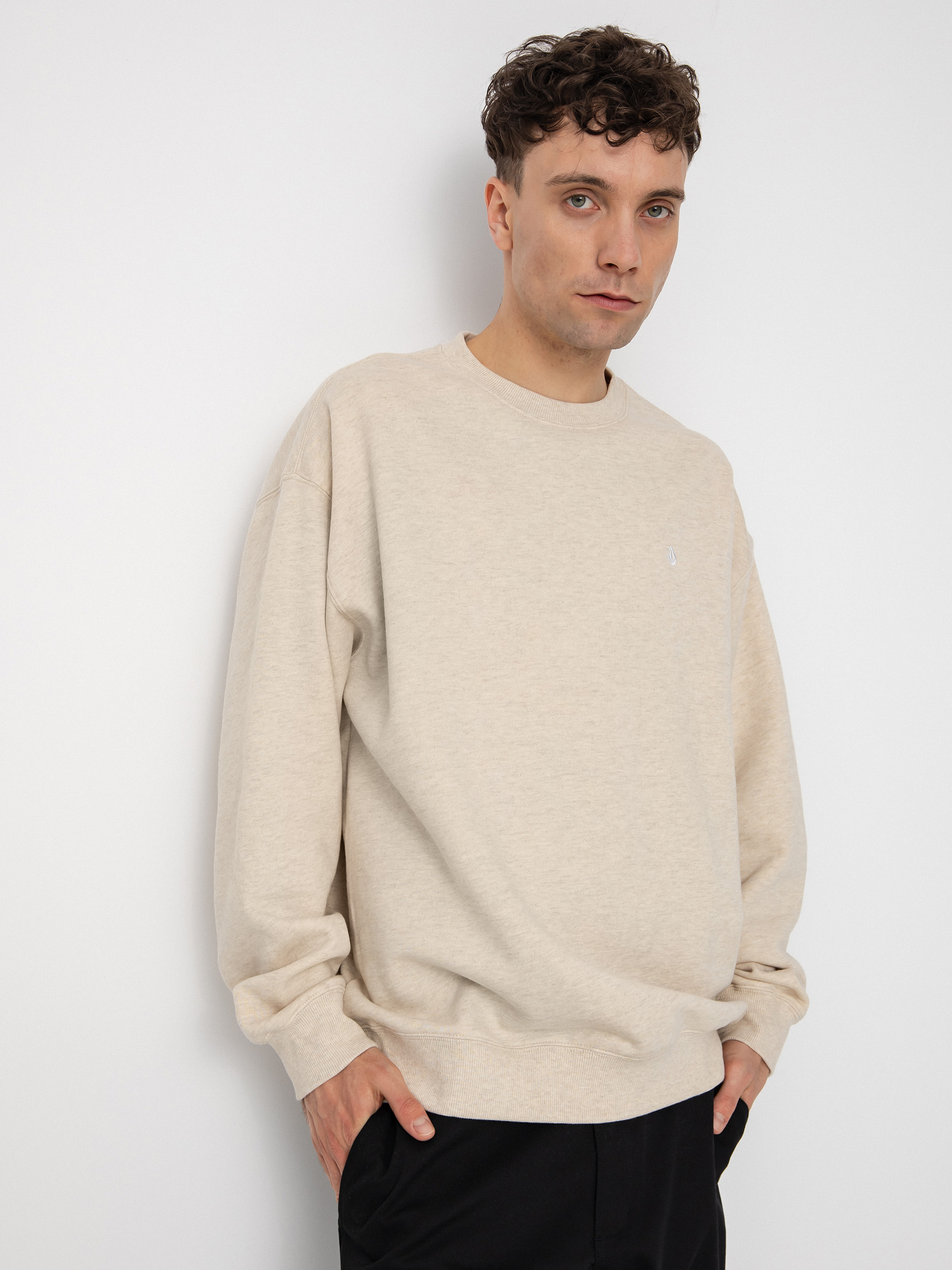 Mikina Volcom Single Stone (whitecap grey)