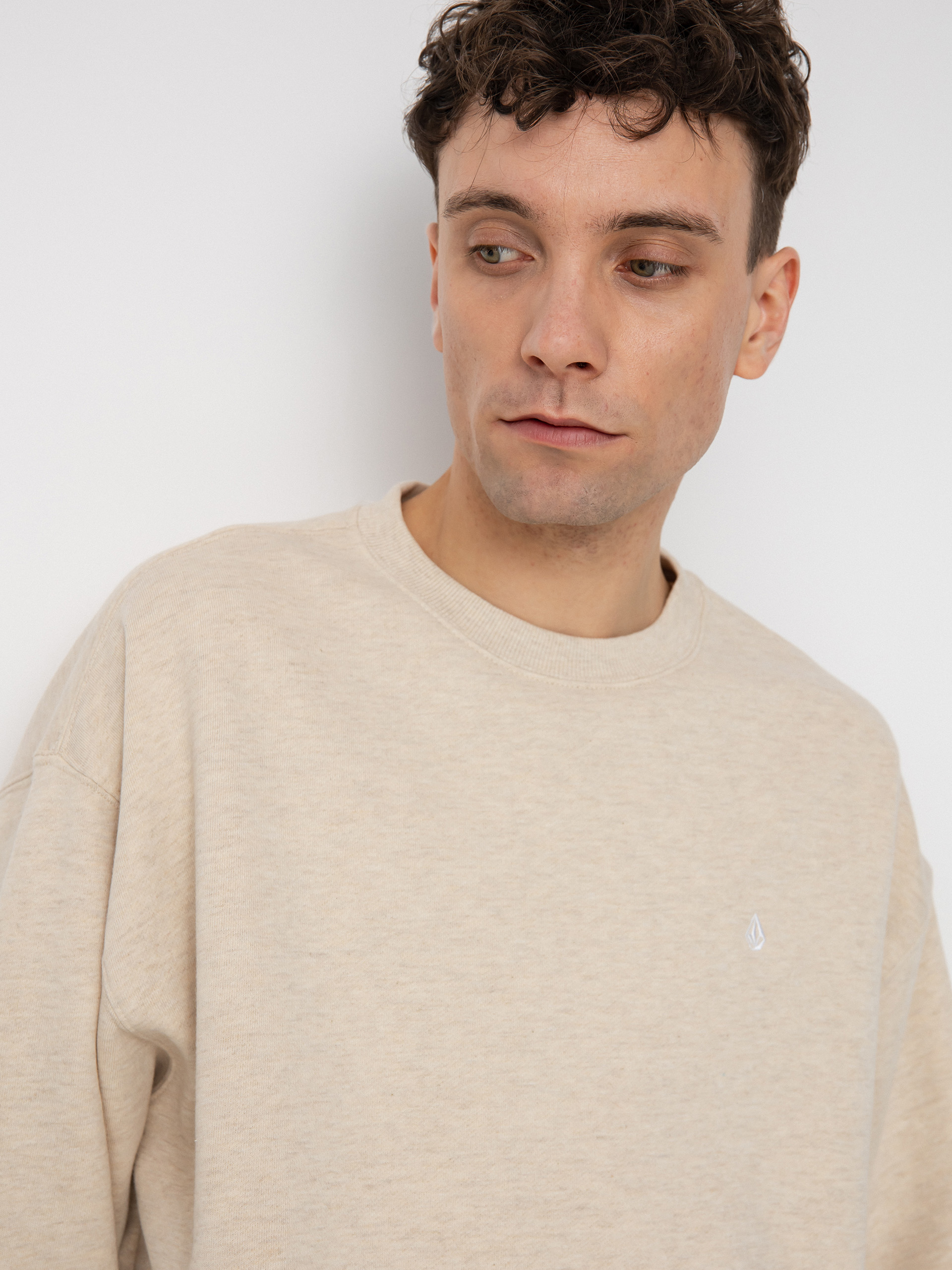 Mikina Volcom Single Stone (whitecap grey)