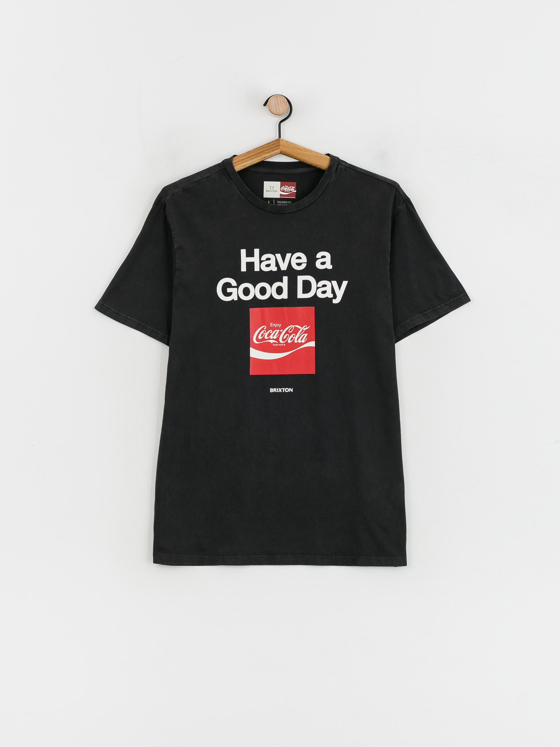 Tričko Brixton Coca-Cola Good Day (black)