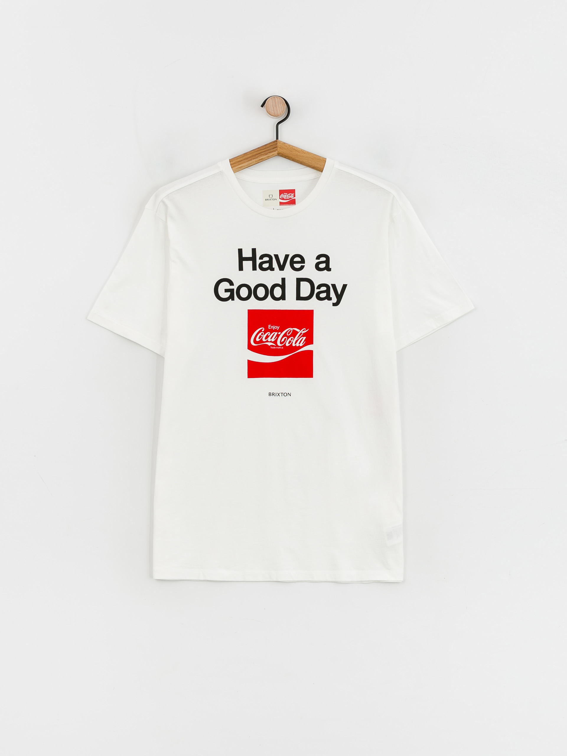 Tričko Brixton Coca-Cola Good Day (white)