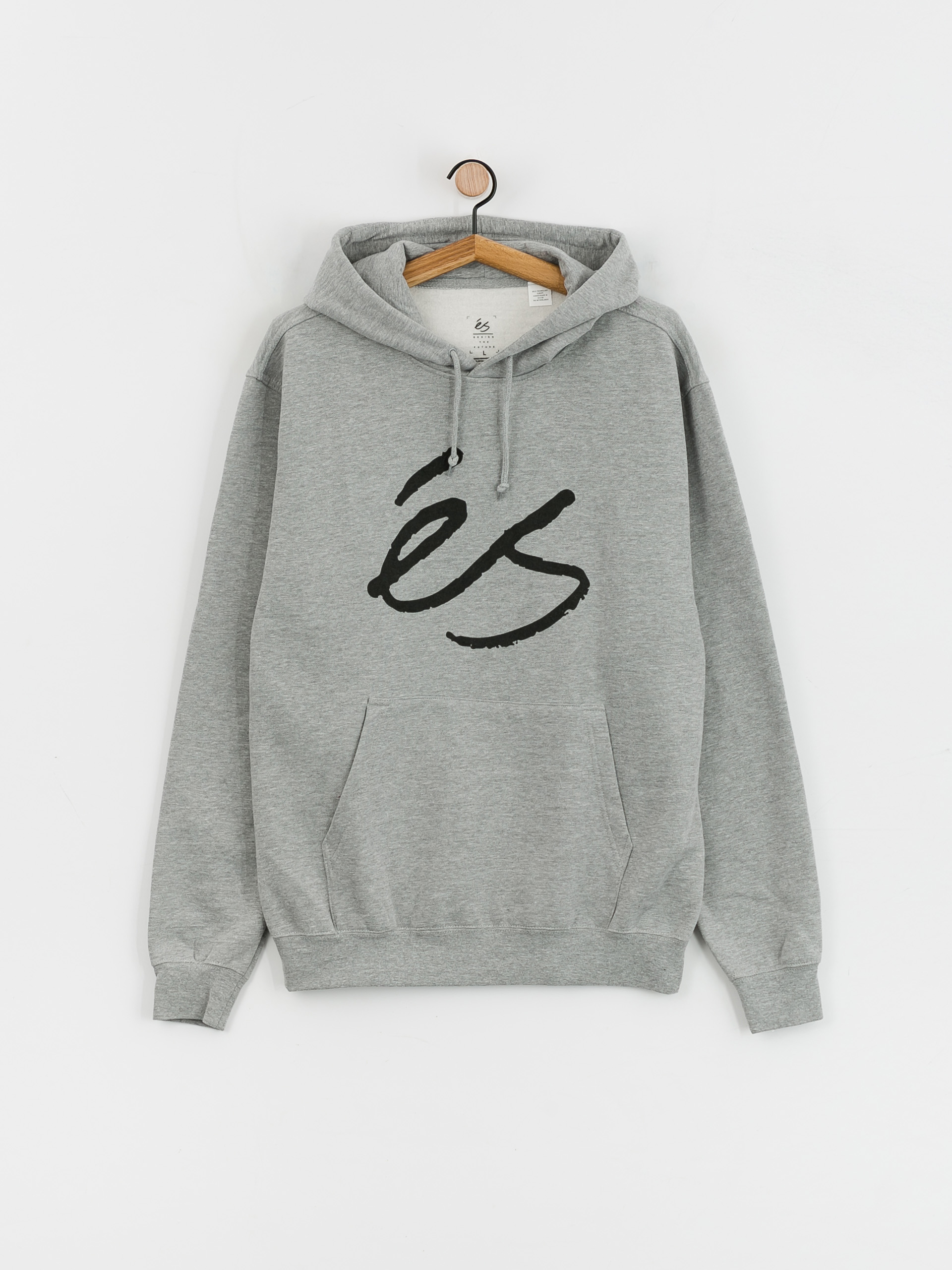Mikina s kapucí eS Script HD (grey/heather)