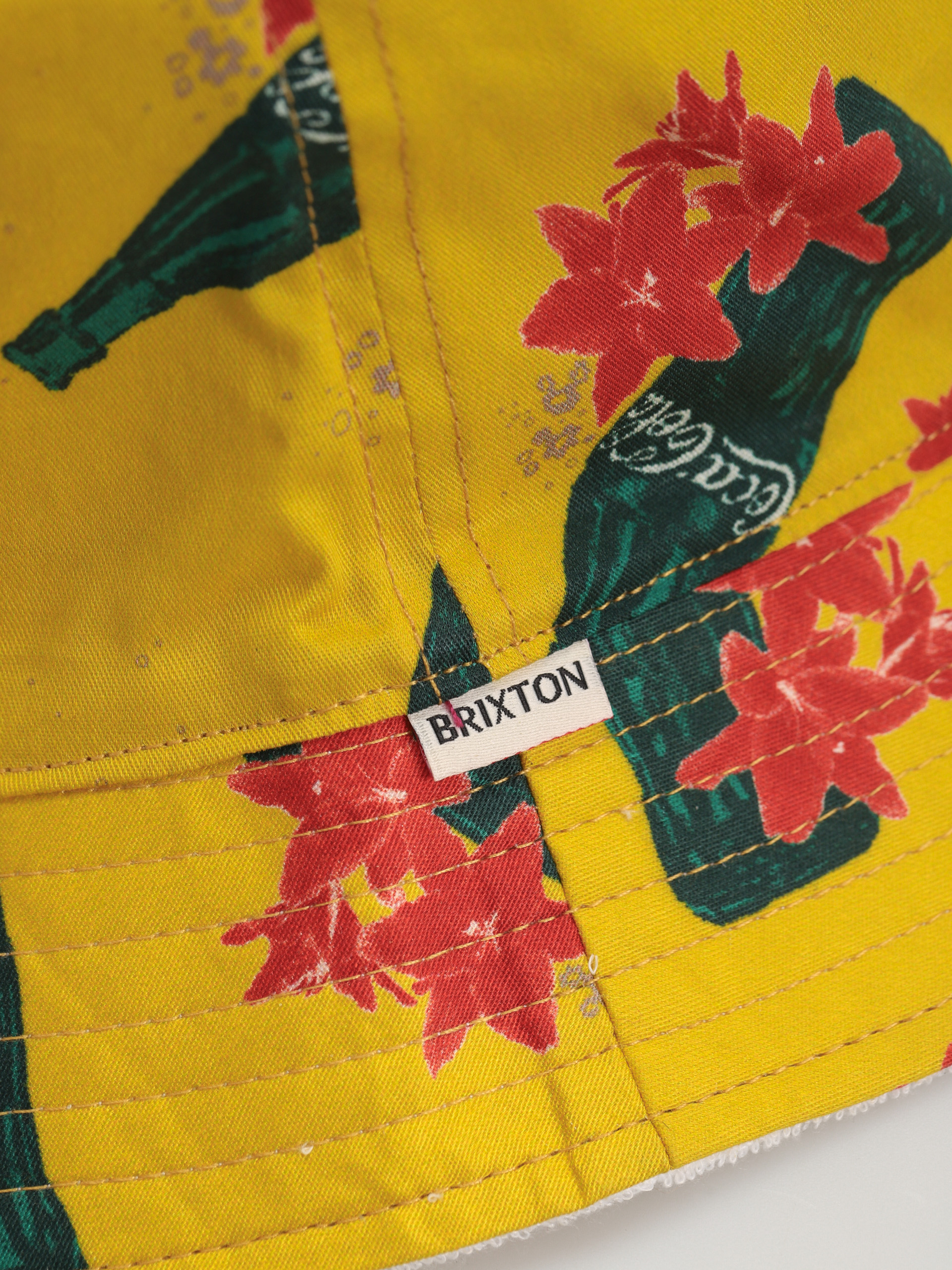 Klobouk Brixton Coca-Cola Good Day Rev  (yellow/white)