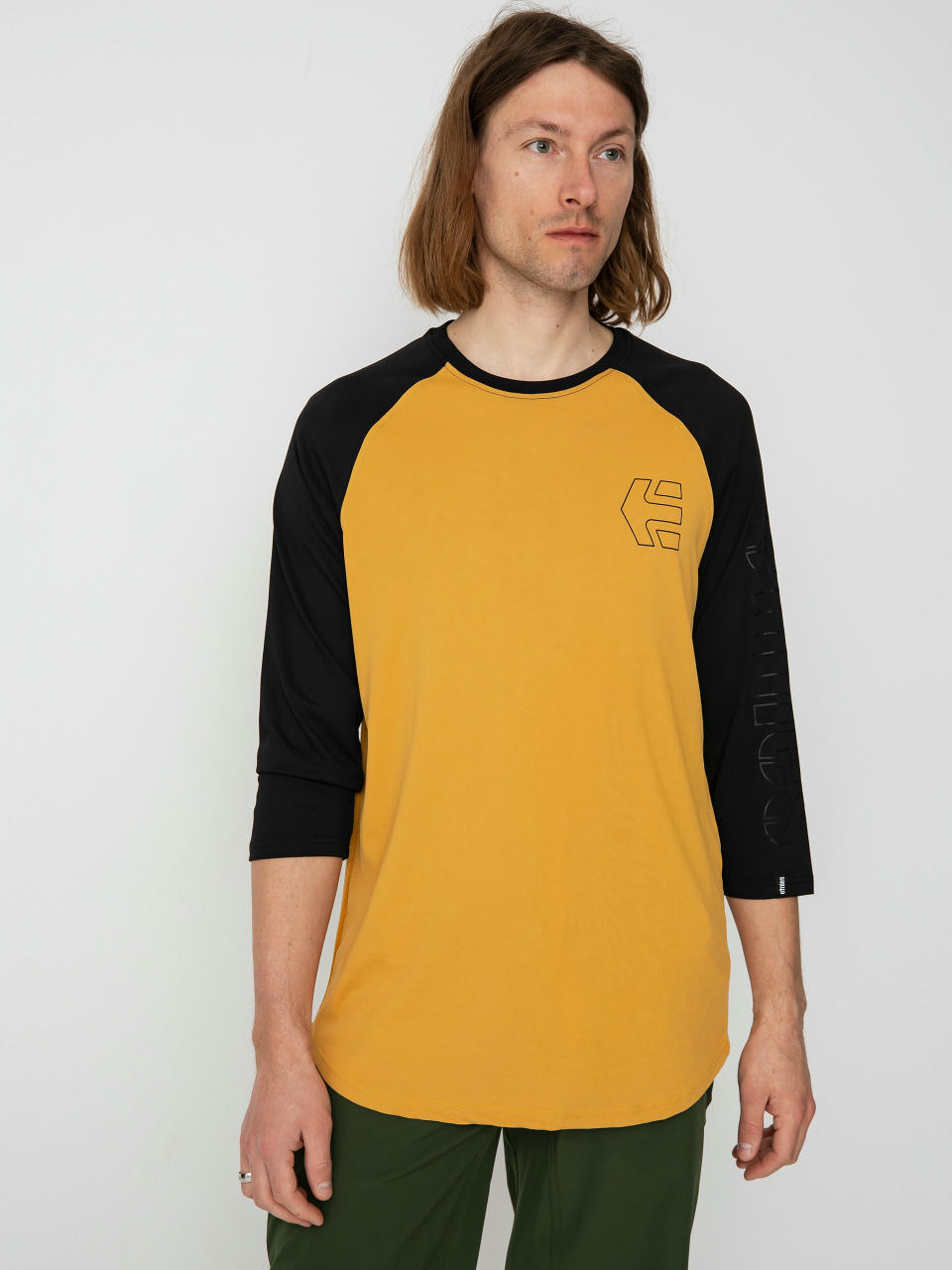 Triko Etnies San Juan Raglan (acid yellow)