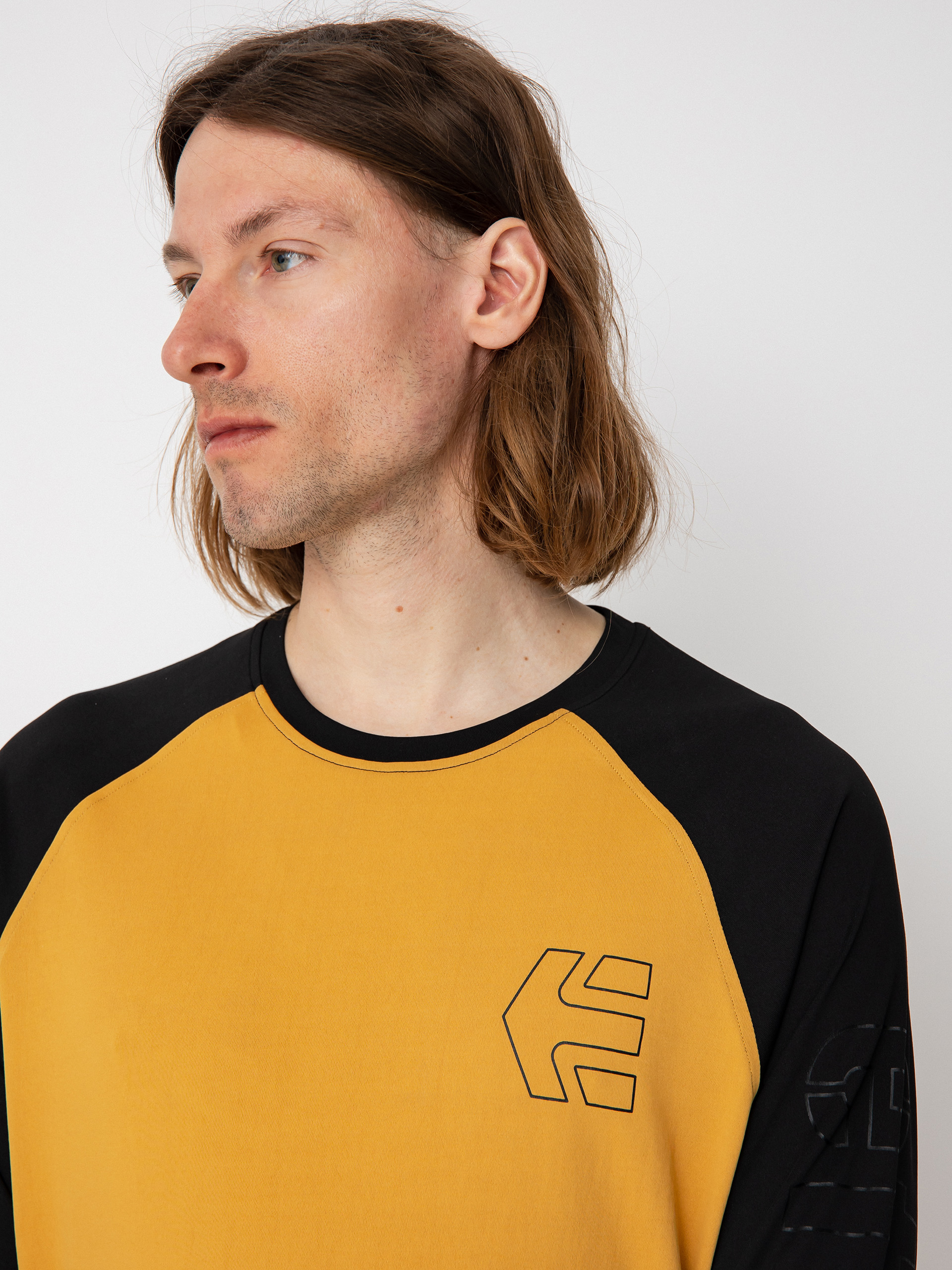 Triko Etnies San Juan Raglan (acid yellow)