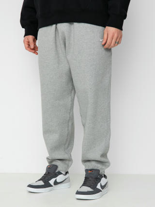 Kalhoty Nike SB Solo Swoosh (dk grey heather/white)