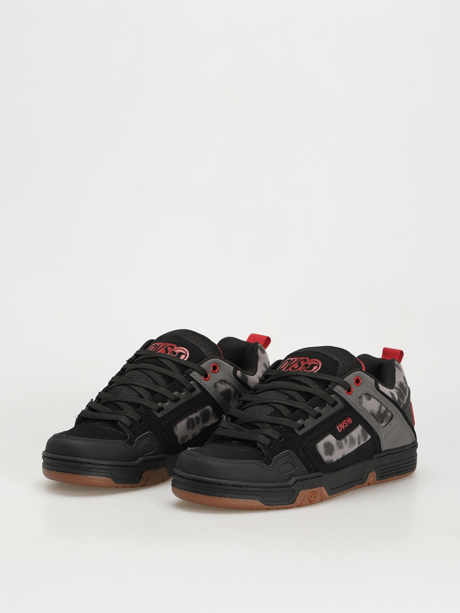 Boty DVS Comanche (black charcoal print nubuck)