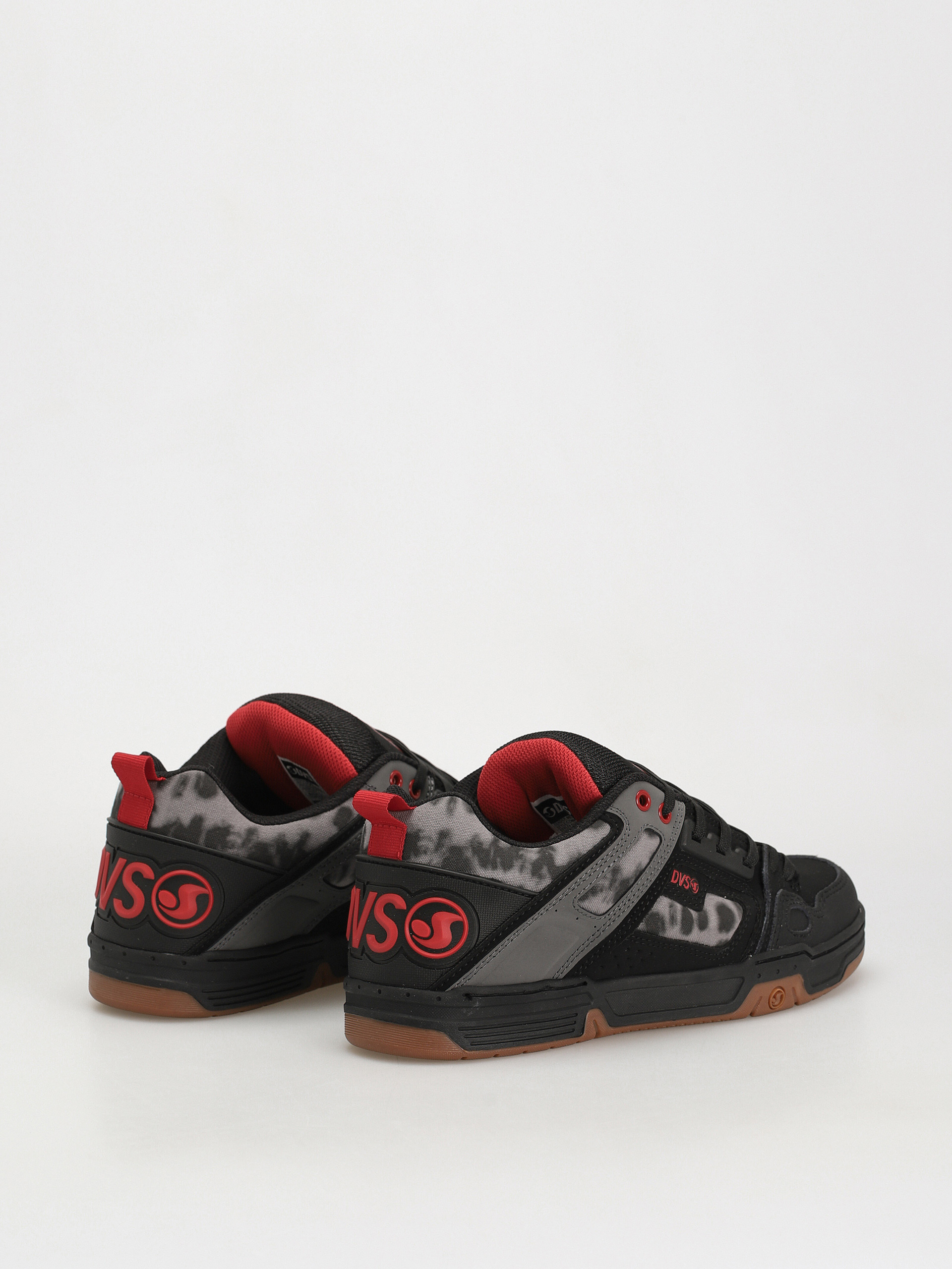 Boty DVS Comanche (black charcoal print nubuck)