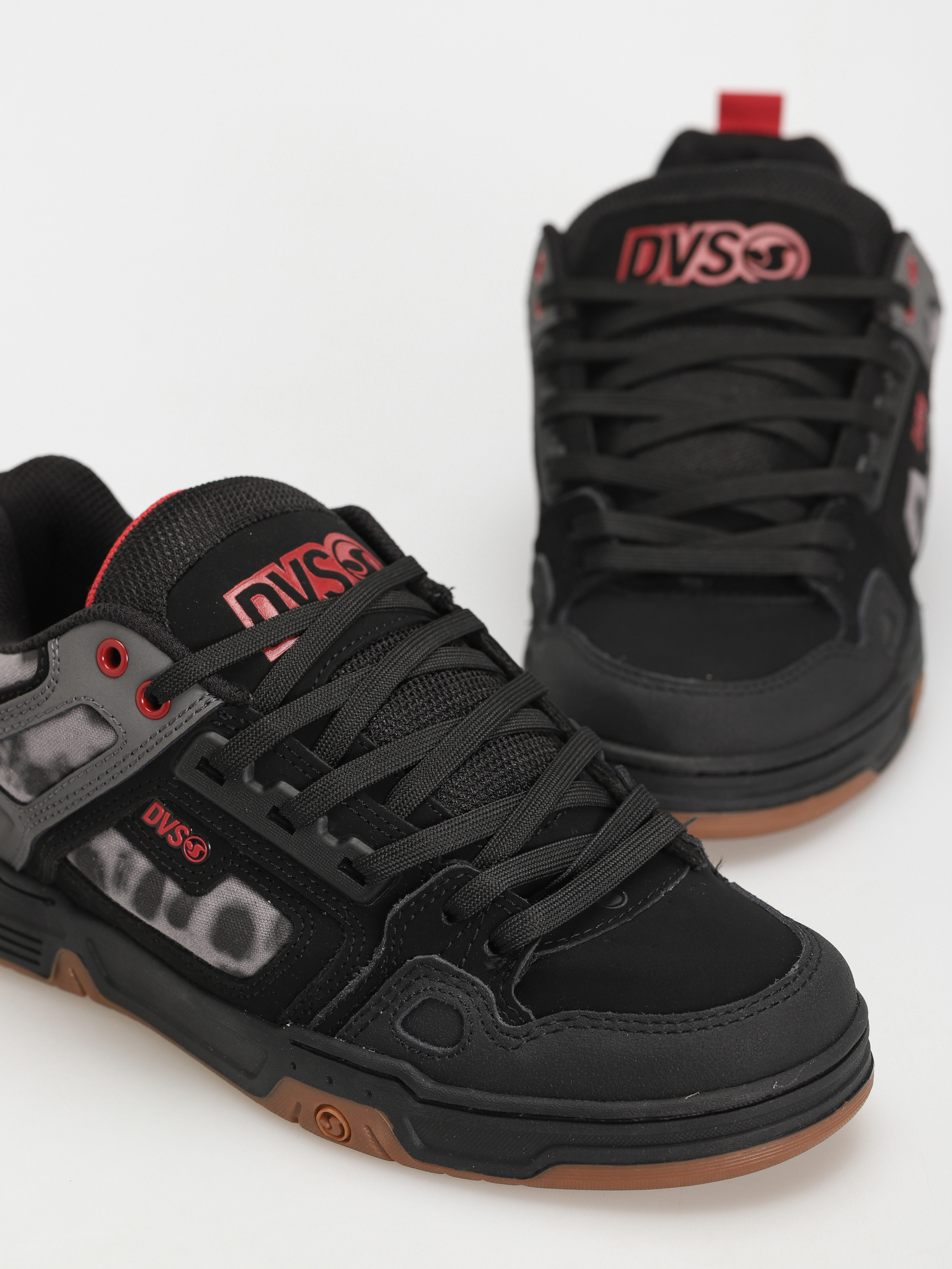 Boty DVS Comanche (black charcoal print nubuck)