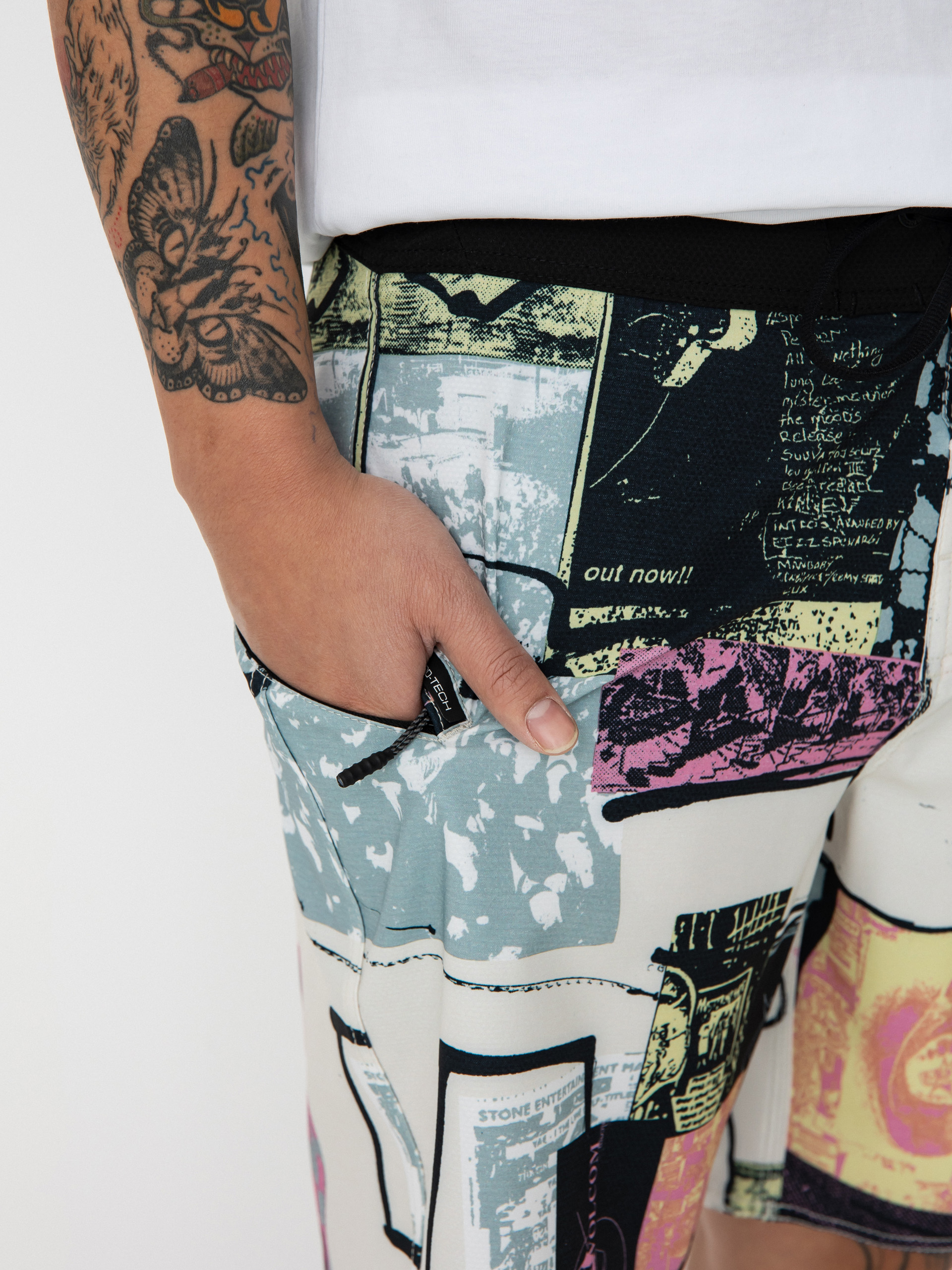 Plážové kraťasy Volcom V Ent Flyer Mod 19 (whitecap grey)