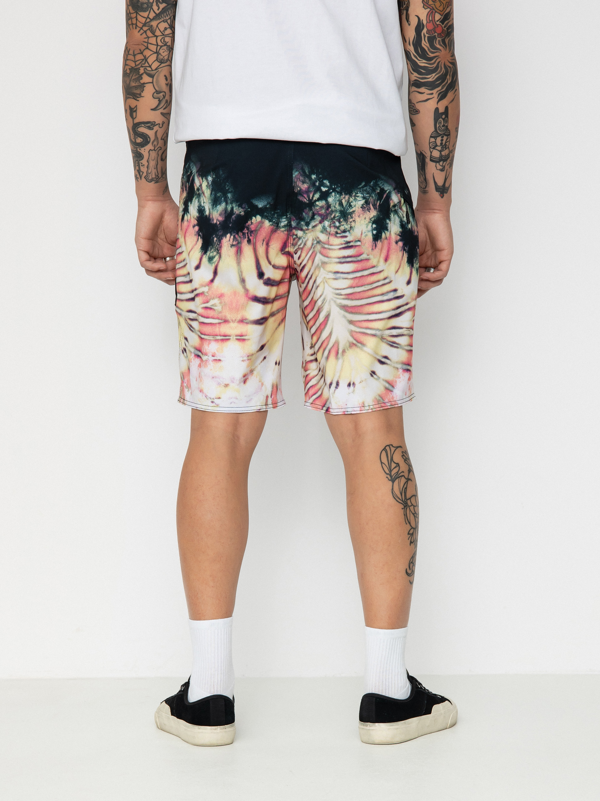 Plážové kraťasy Volcom Mad Wash Mod 19 (whitecap grey)