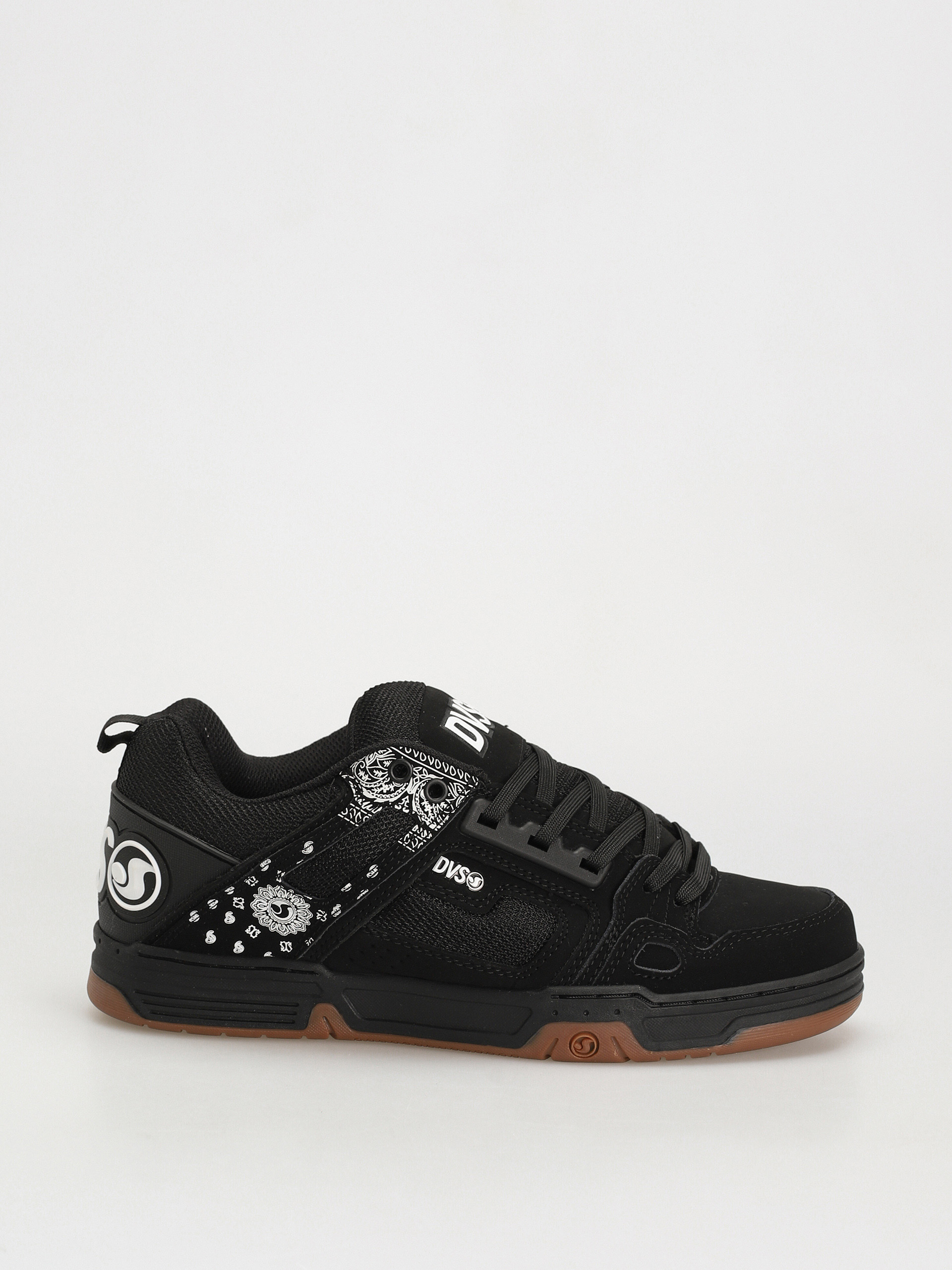Boty DVS Comanche (black white print nubuck)