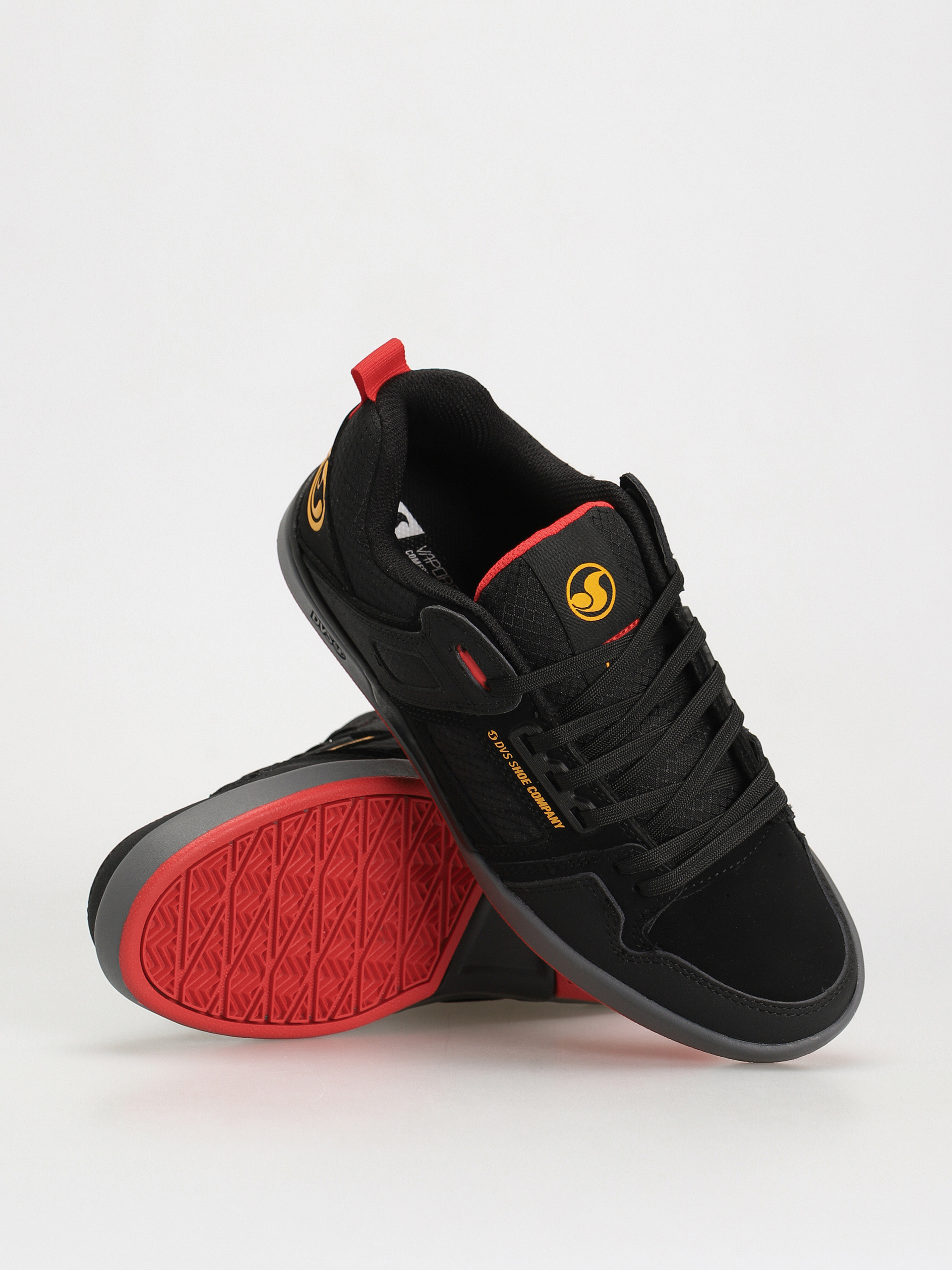 Boty DVS Comanche 2.0+ (black yellow red nubuck)