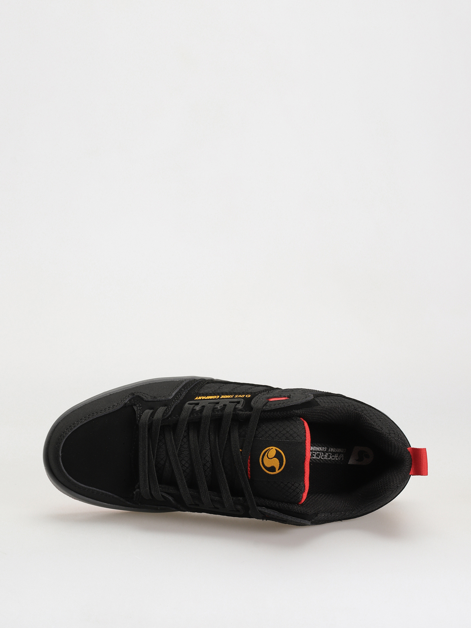 Boty DVS Comanche 2.0+ (black yellow red nubuck)