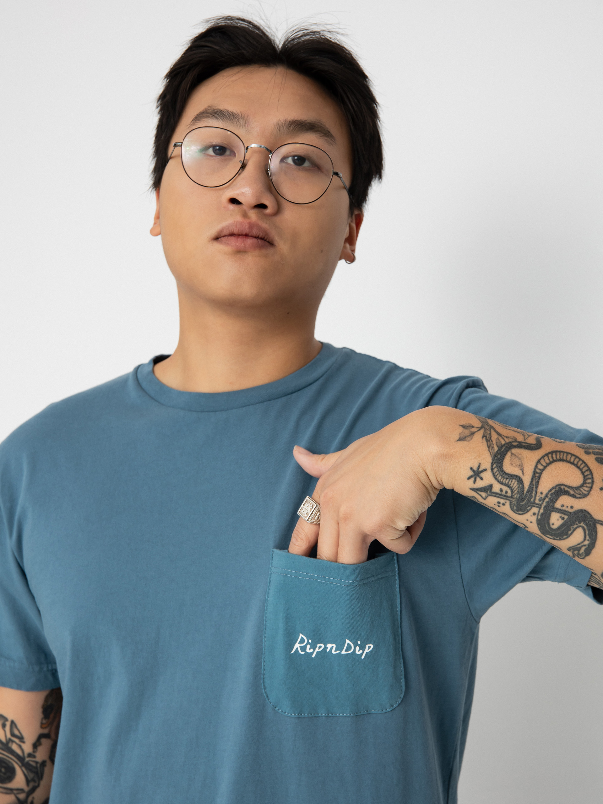 Tričko RipNDip Nerma Lisa (slate)