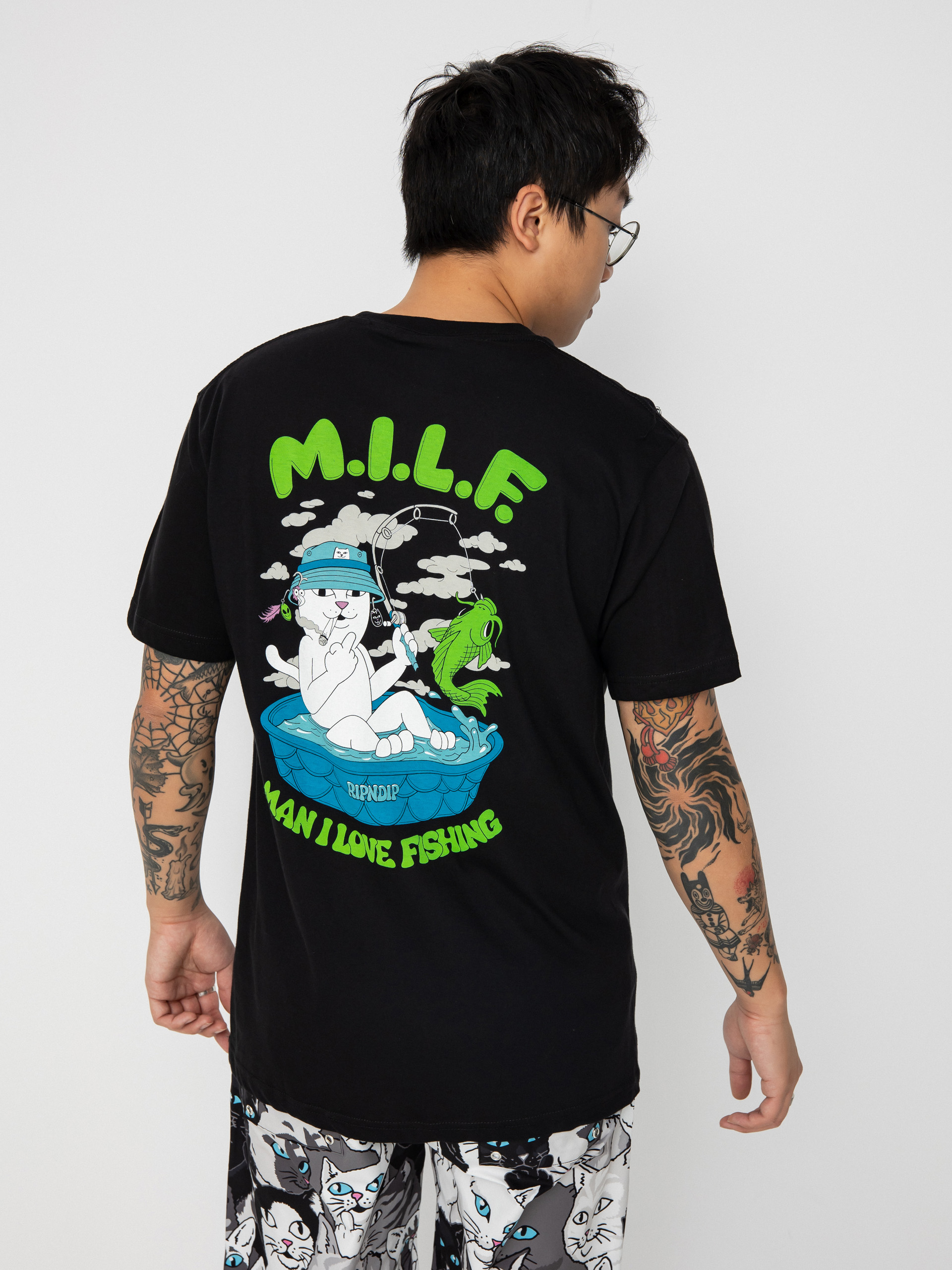 Tričko RipNDip MILF (black)