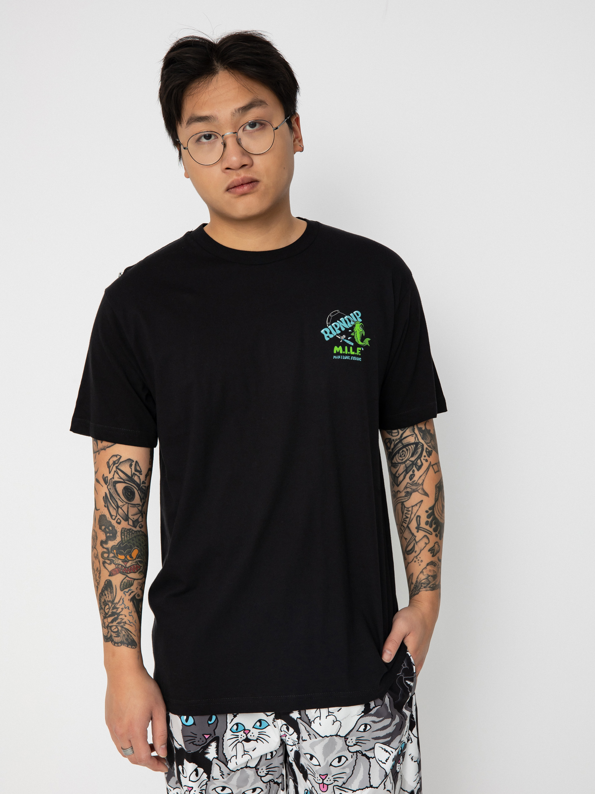 Tričko RipNDip MILF (black)