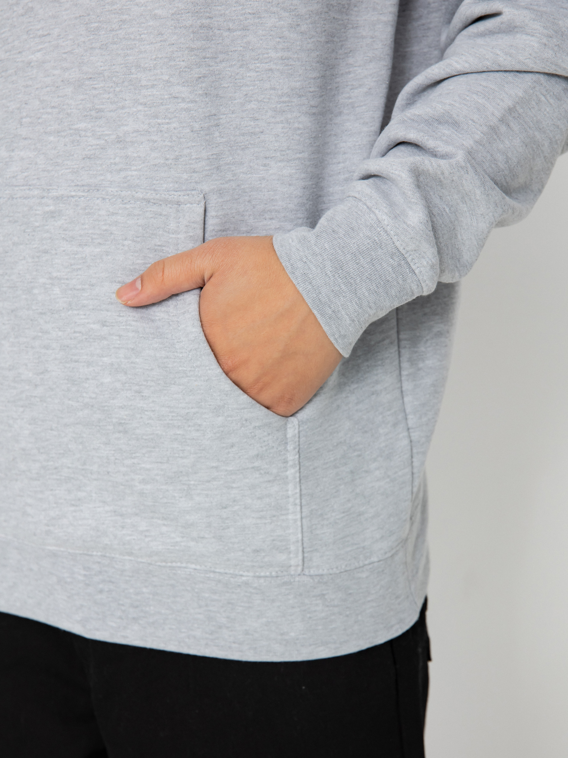 Mikina s kapucí RipNDip Know Ur Shrooms HD (ash heather)