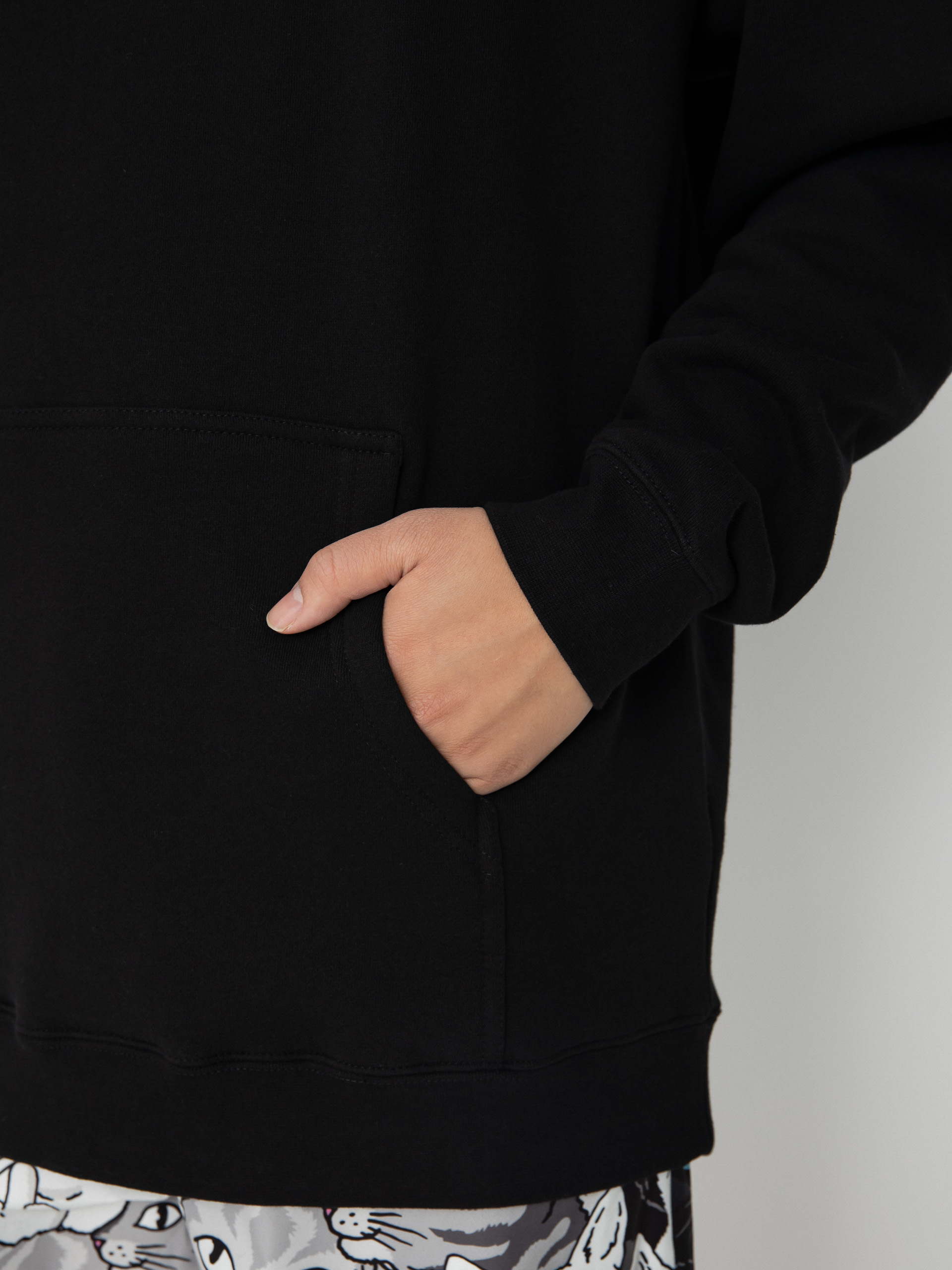 Mikina s kapucí RipNDip Stop Being A Pussy HD (black)