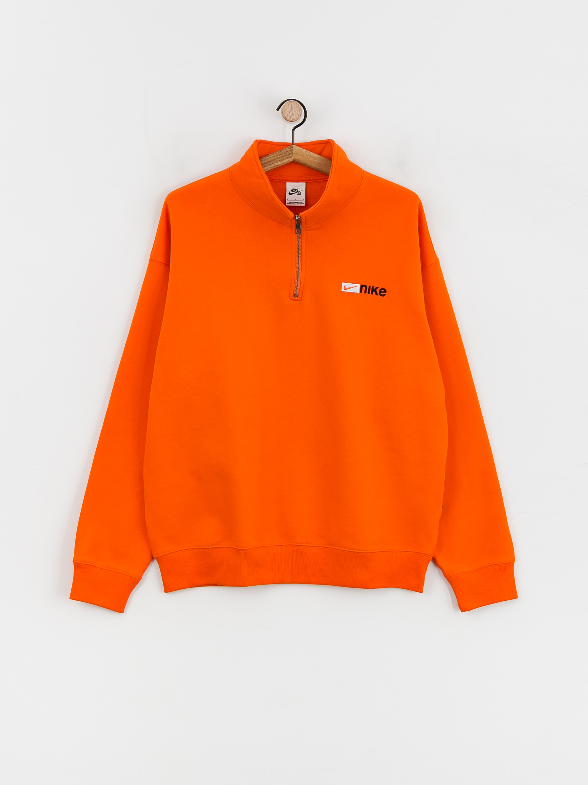 Mikina Nike SB Half Zip Y2K Logo (safety orange)