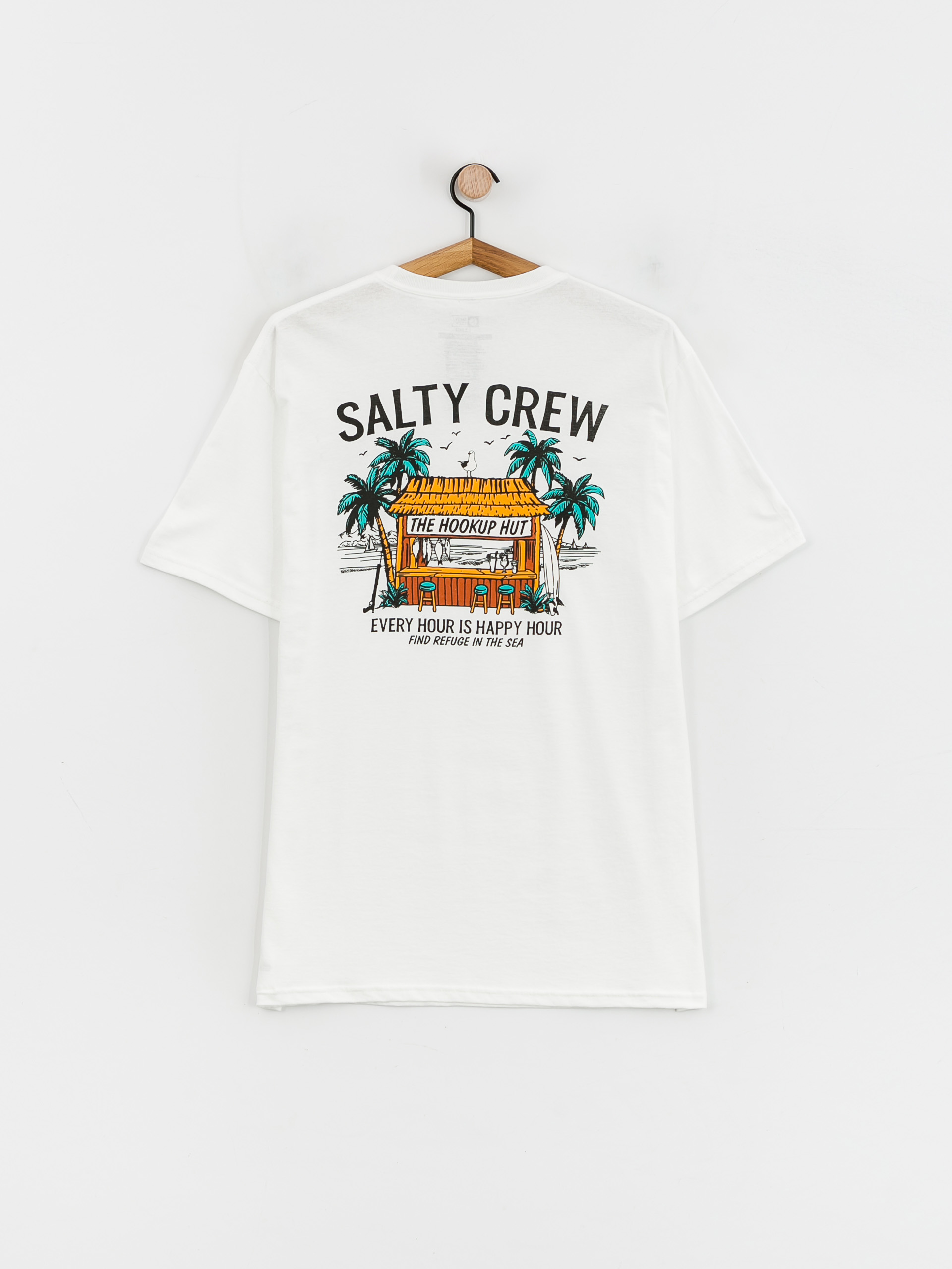 Tričko Salty Crew Salty Hut (white)