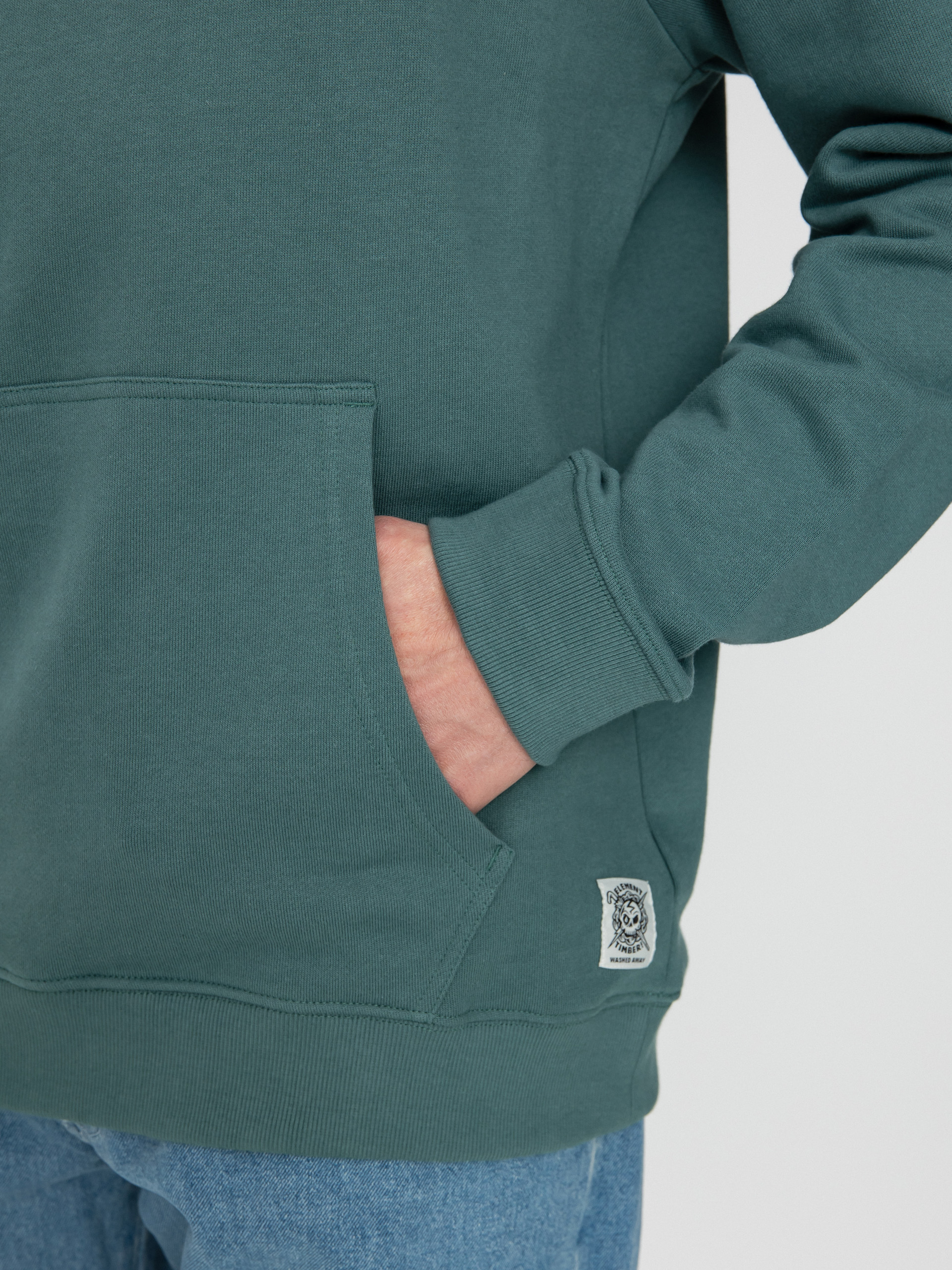 Mikina s kapucí Element Angry Clouds HD (north atlantic)