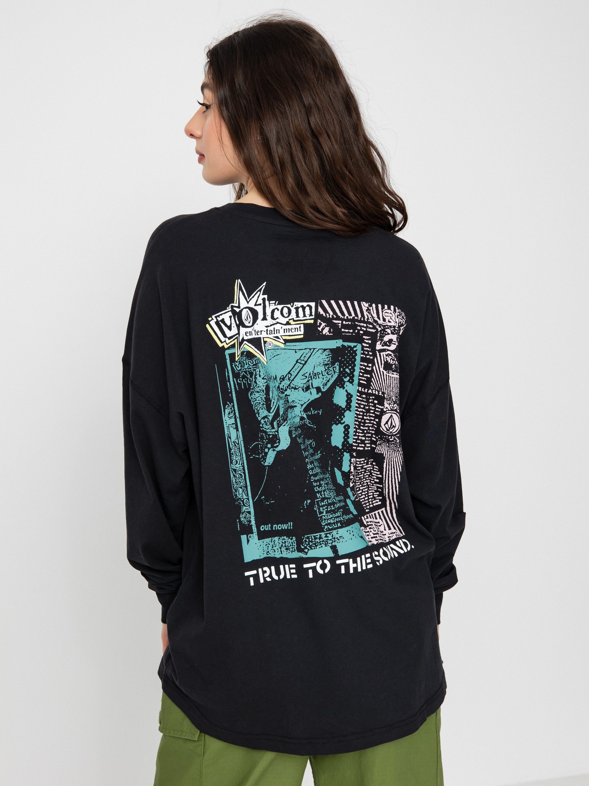 Triko Volcom Werking Doubles Wmn (black)