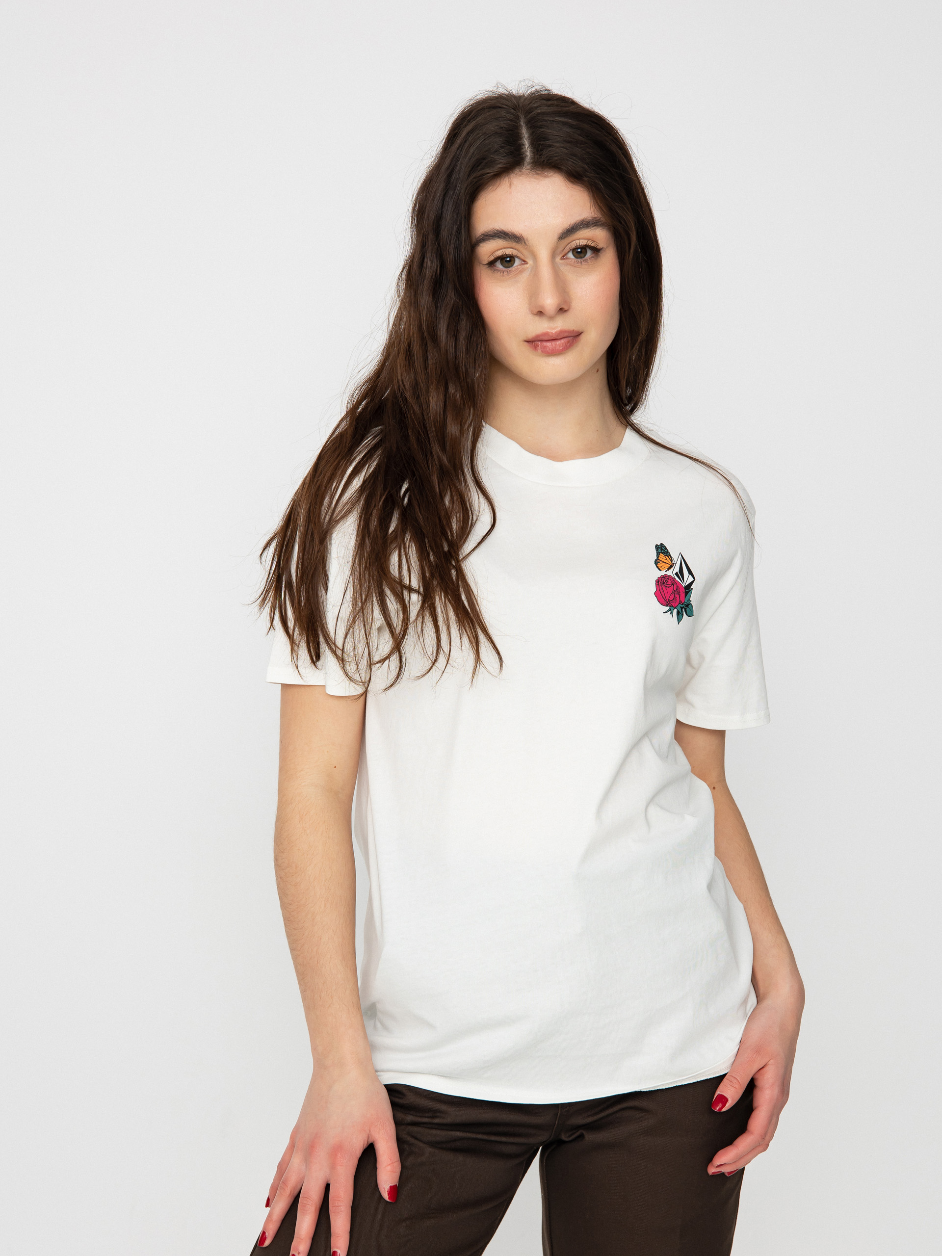 Tričko Volcom Lock It Up Wmn (star white)