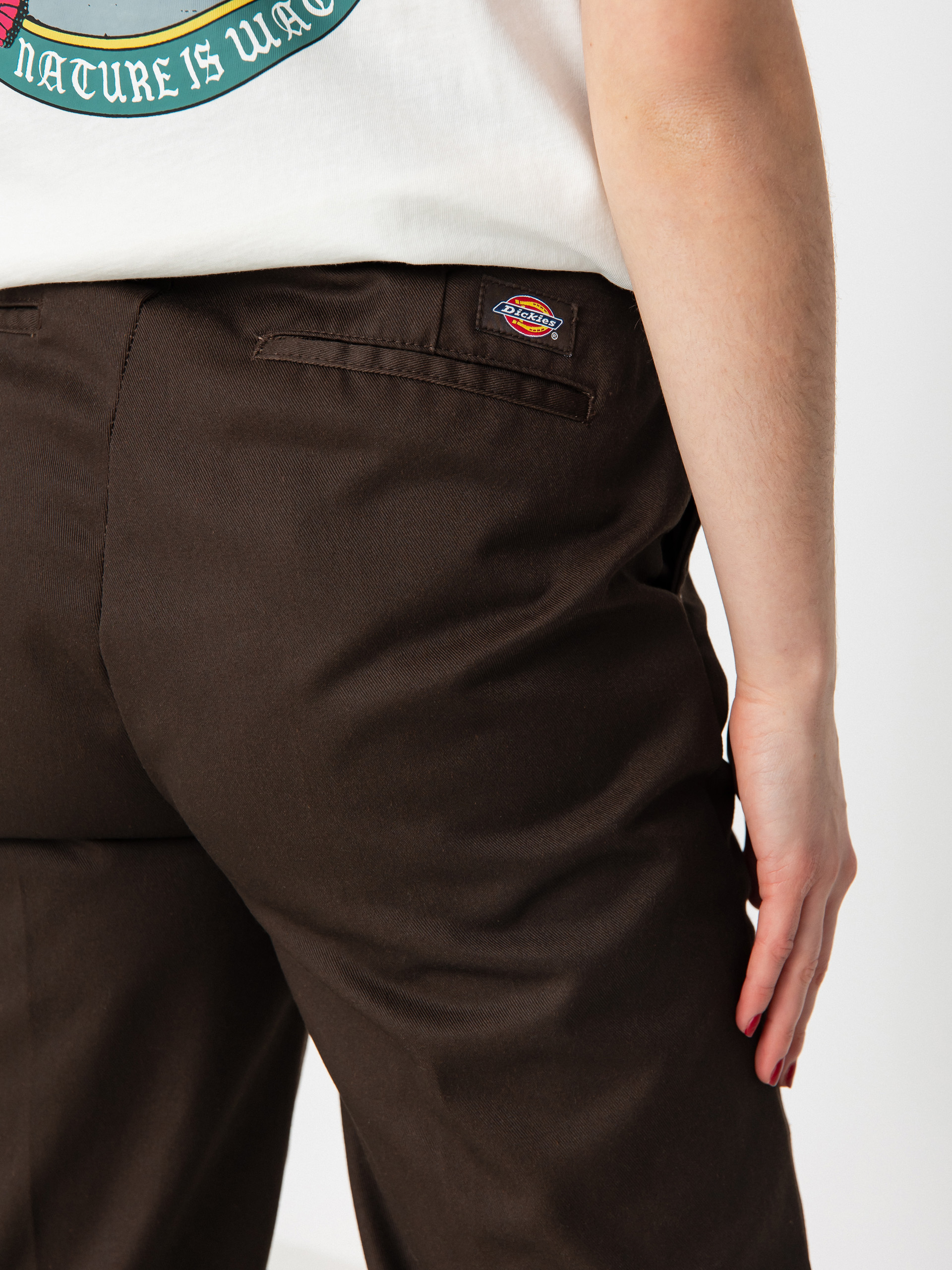 Kalhoty Dickies Elizaville Wmn (dark brown)