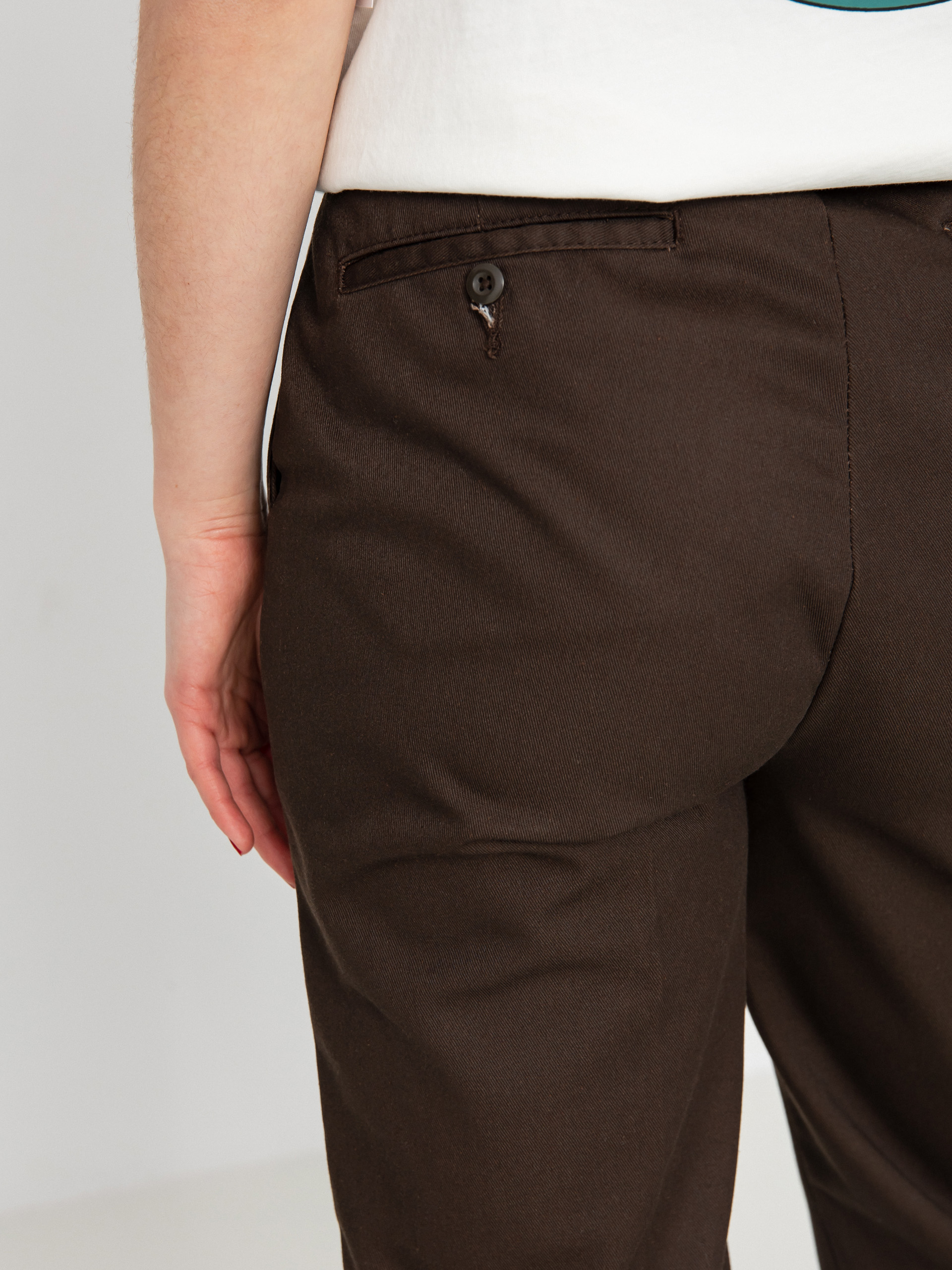 Kalhoty Dickies Elizaville Wmn (dark brown)