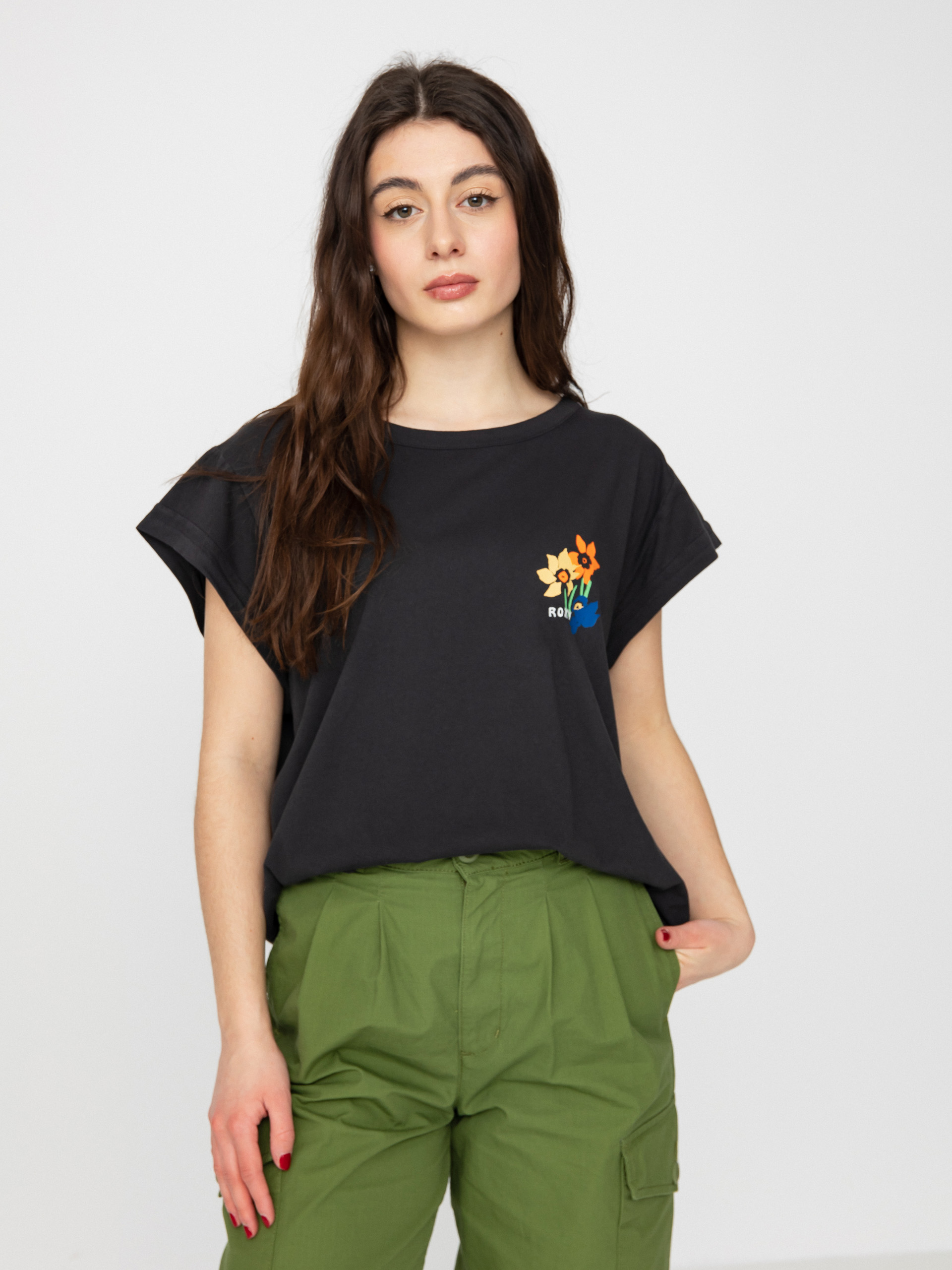 Tričko Roxy Unite The Wave A Wmn (anthracite)