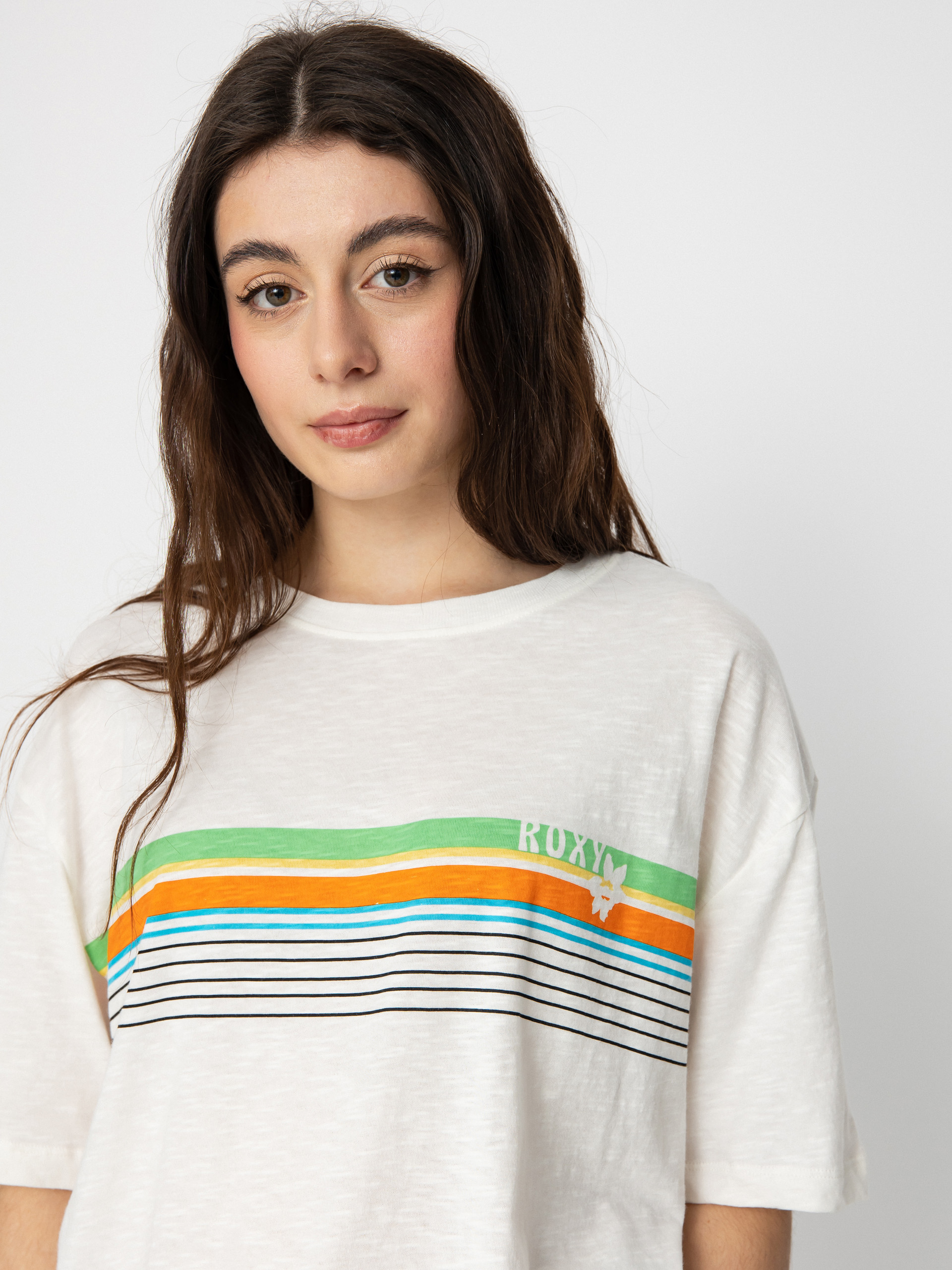 Tričko Roxy Vibrations Beach Wmn (snow white)