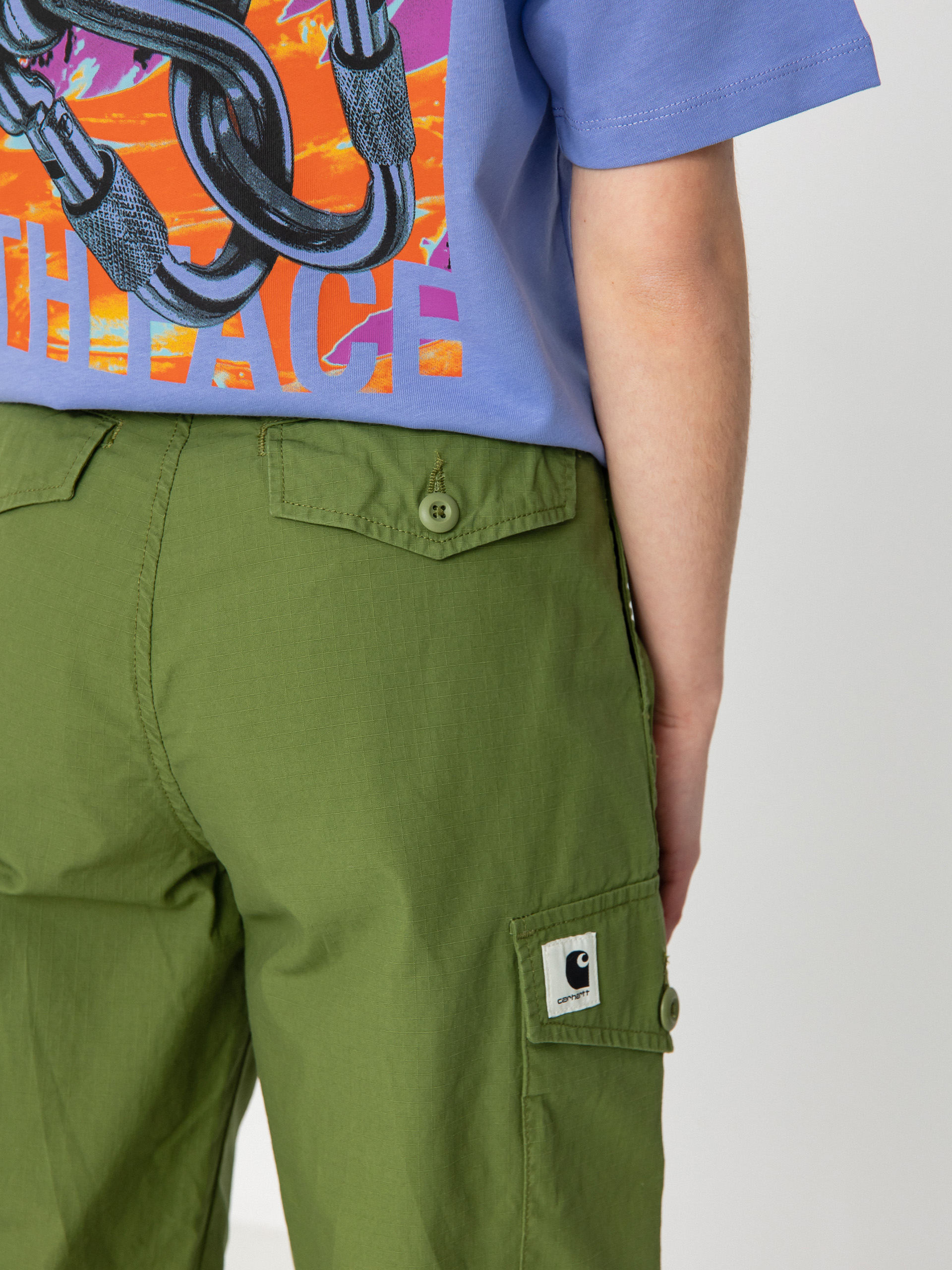 Kalhoty Carhartt WIP Collins Wmn (kiwi)