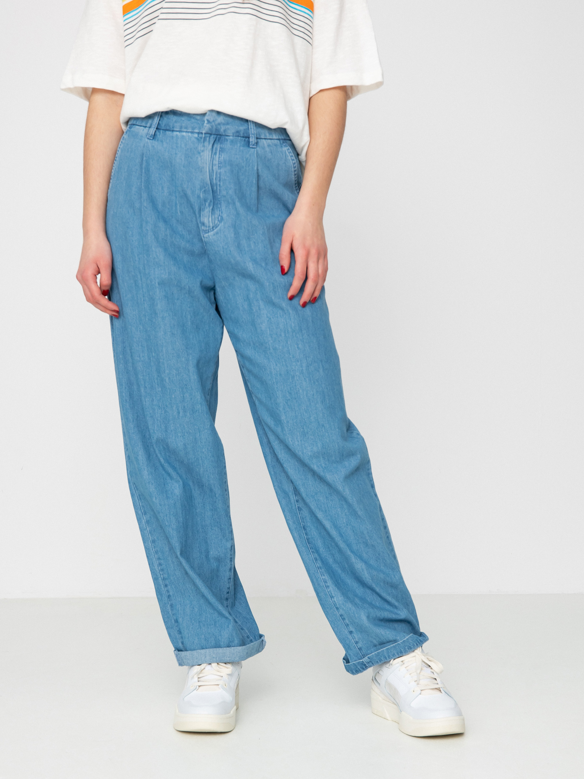 Kalhoty Brixton Victory Trouser Wmn (faded indigo)