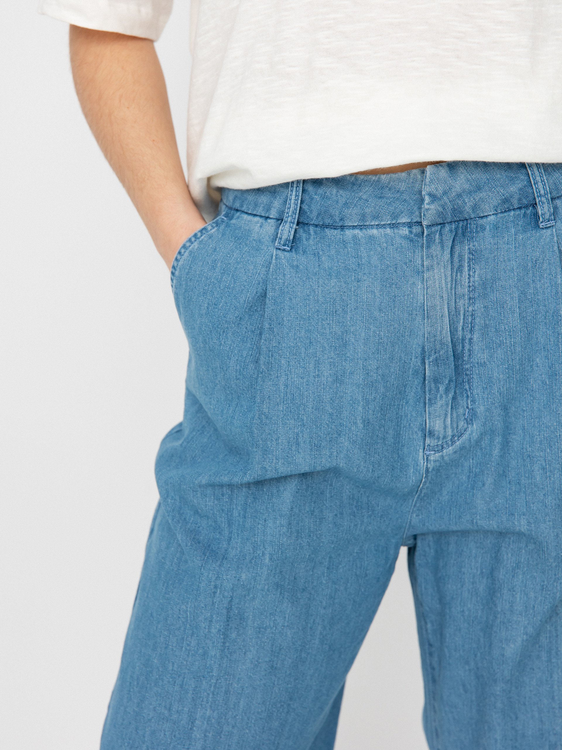 Kalhoty Brixton Victory Trouser Wmn (faded indigo)