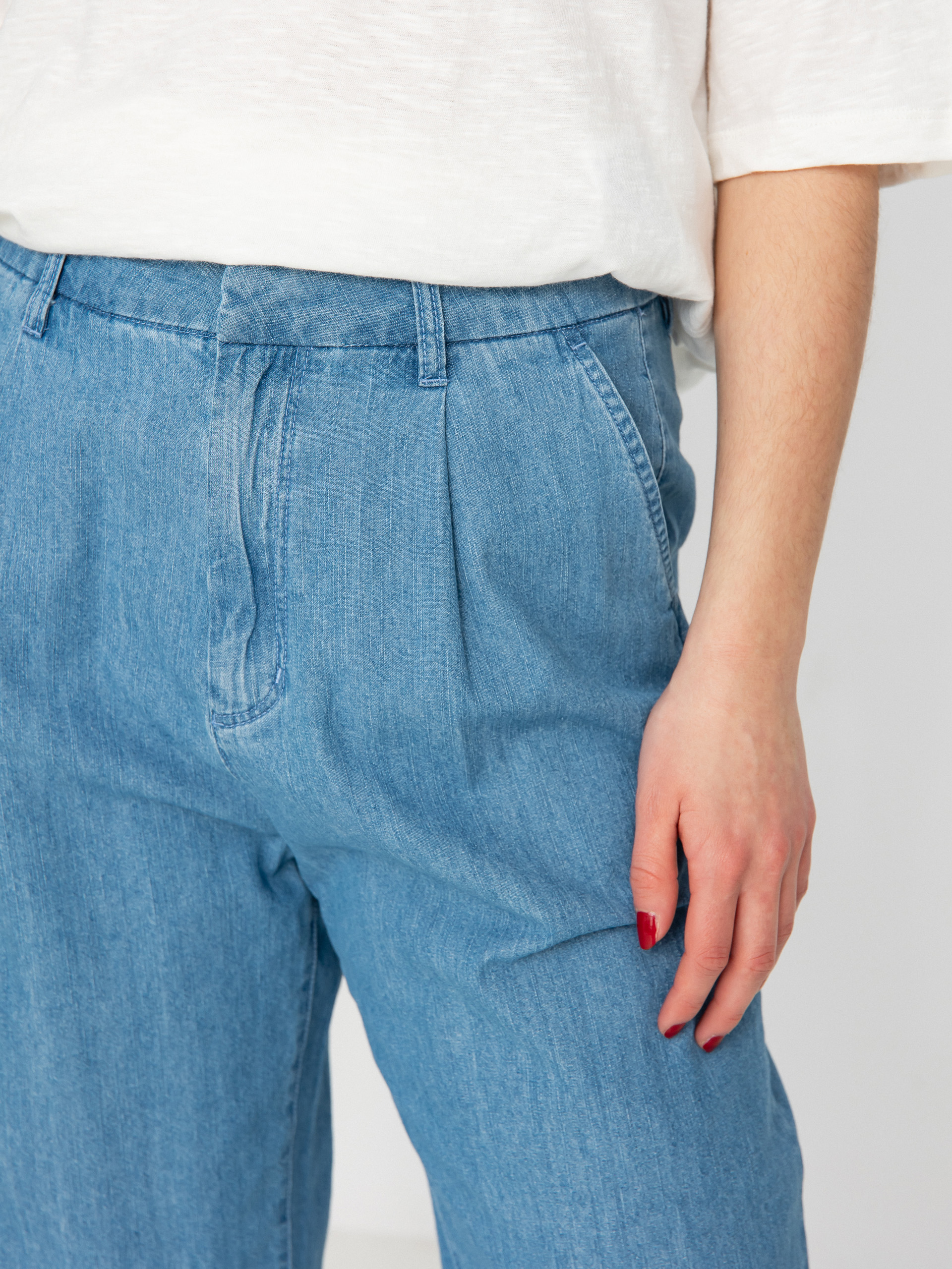 Kalhoty Brixton Victory Trouser Wmn (faded indigo)