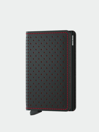 Peněženka Secrid Slimwallet (perforated black red)