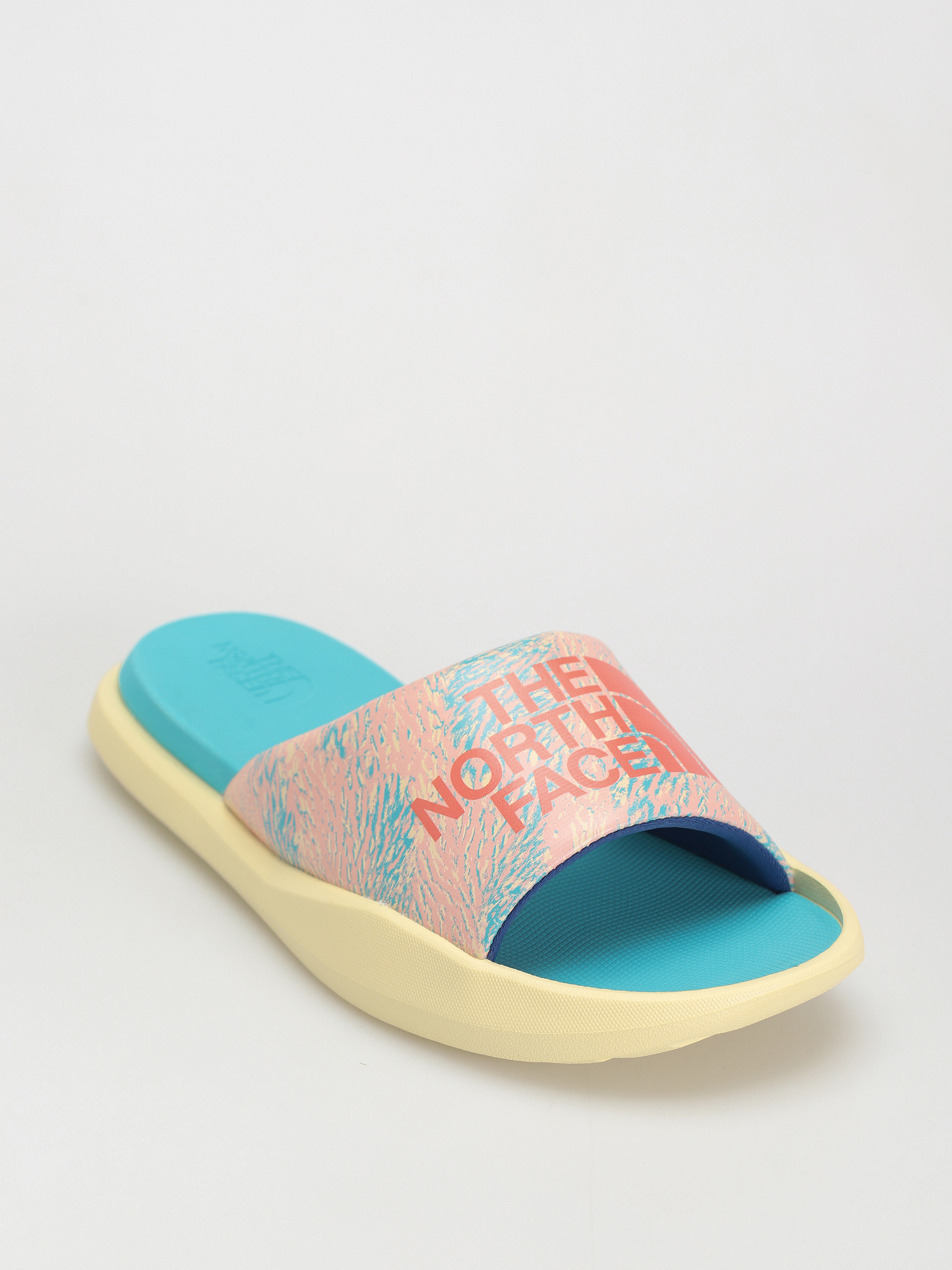 Plážovky The North Face Triarch (tropical peach enchanted trails print/set sail)