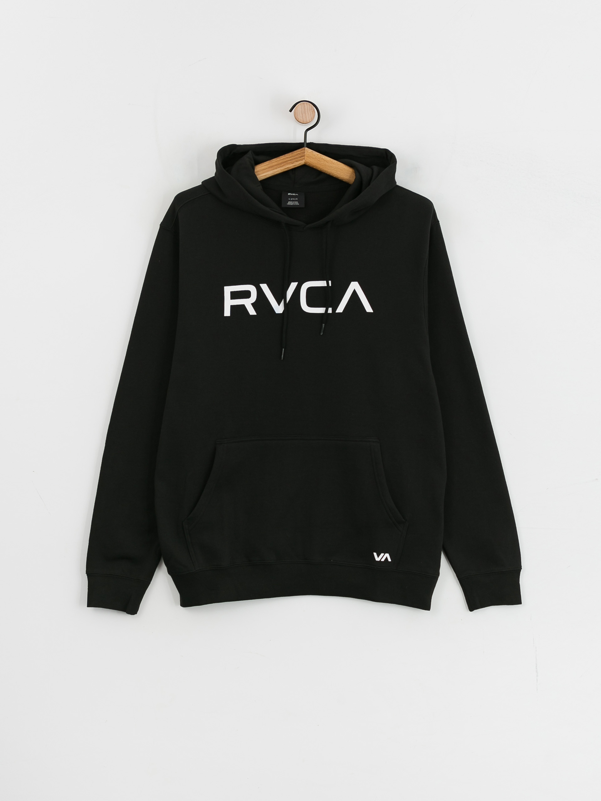 Mikina s kapucí RVCA Big Rvca HD (black)