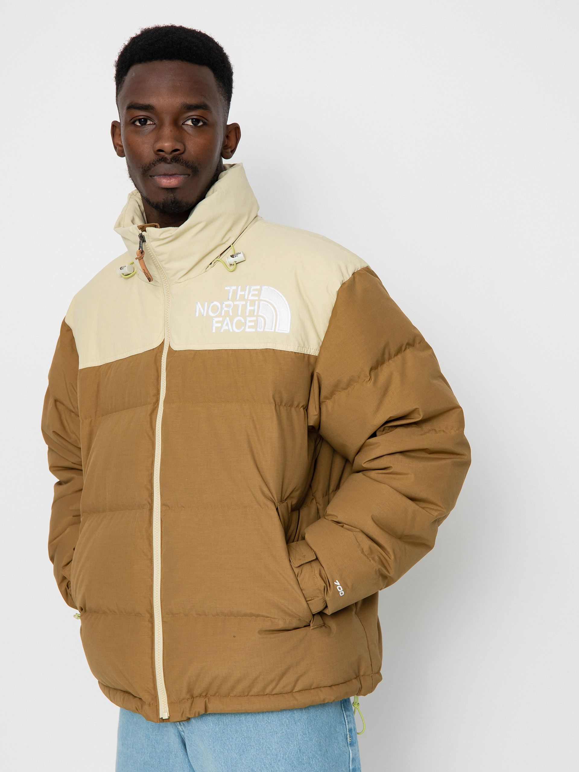 Bunda The North Face 92 Low-Fi Hi-Tek Nuptse (utility brown/gravel)