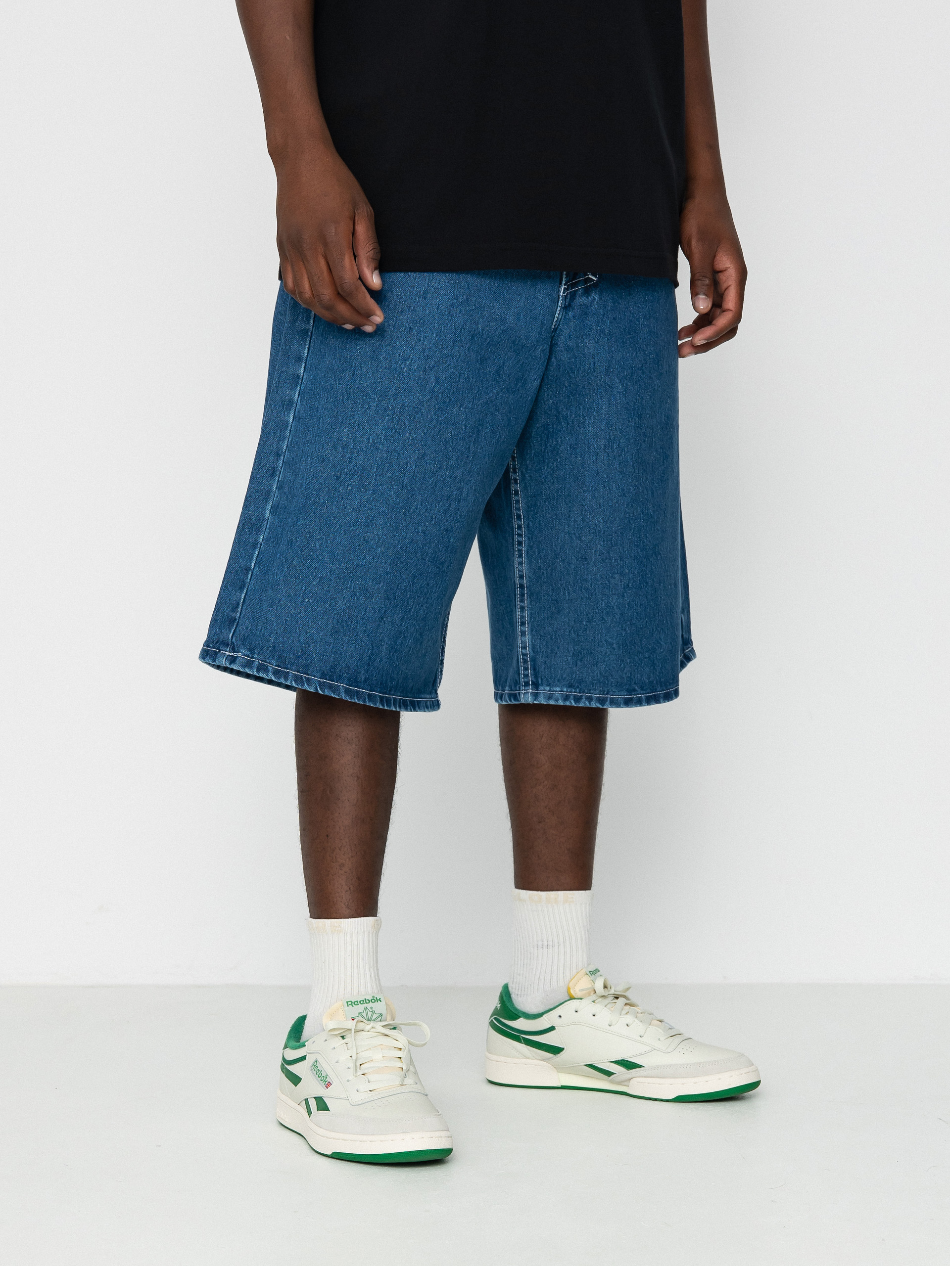 Kraťasy MassDnm Jeans Craft Baggy Fit (blue)