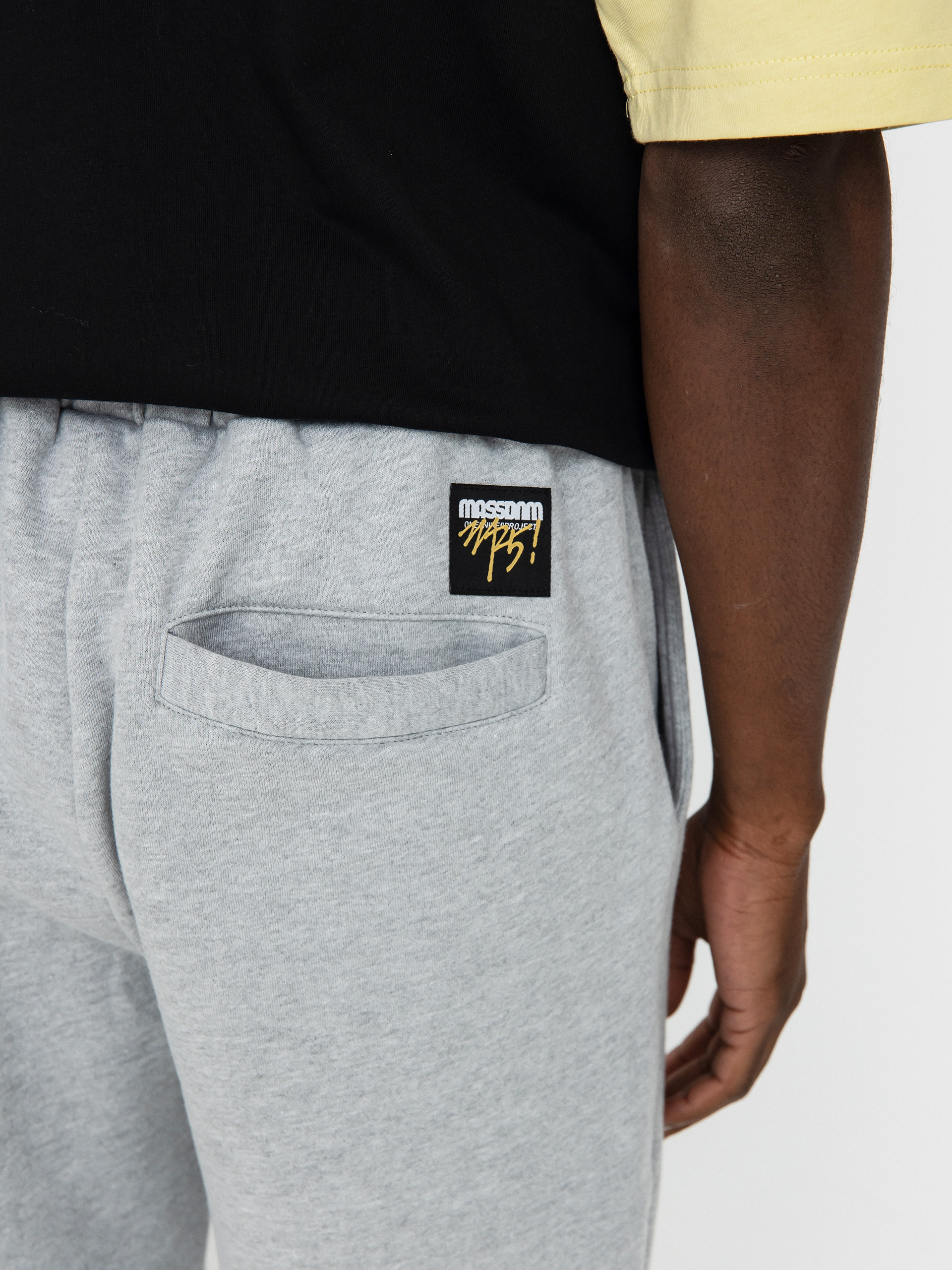 Kalhoty MassDnm Signature Patch Sweatpants (heather grey)