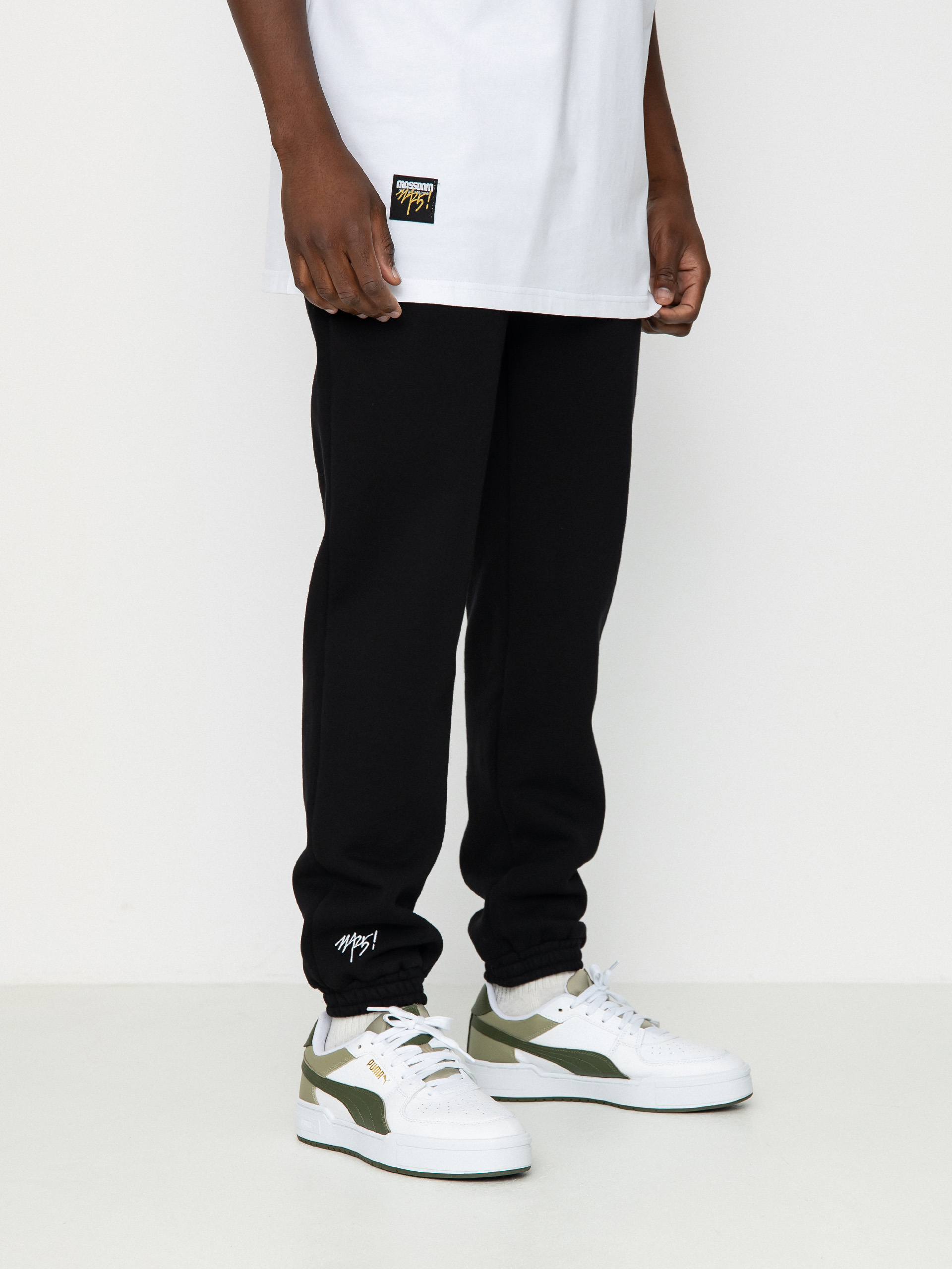 Kalhoty MassDnm Signature Patch Sweatpants (black)