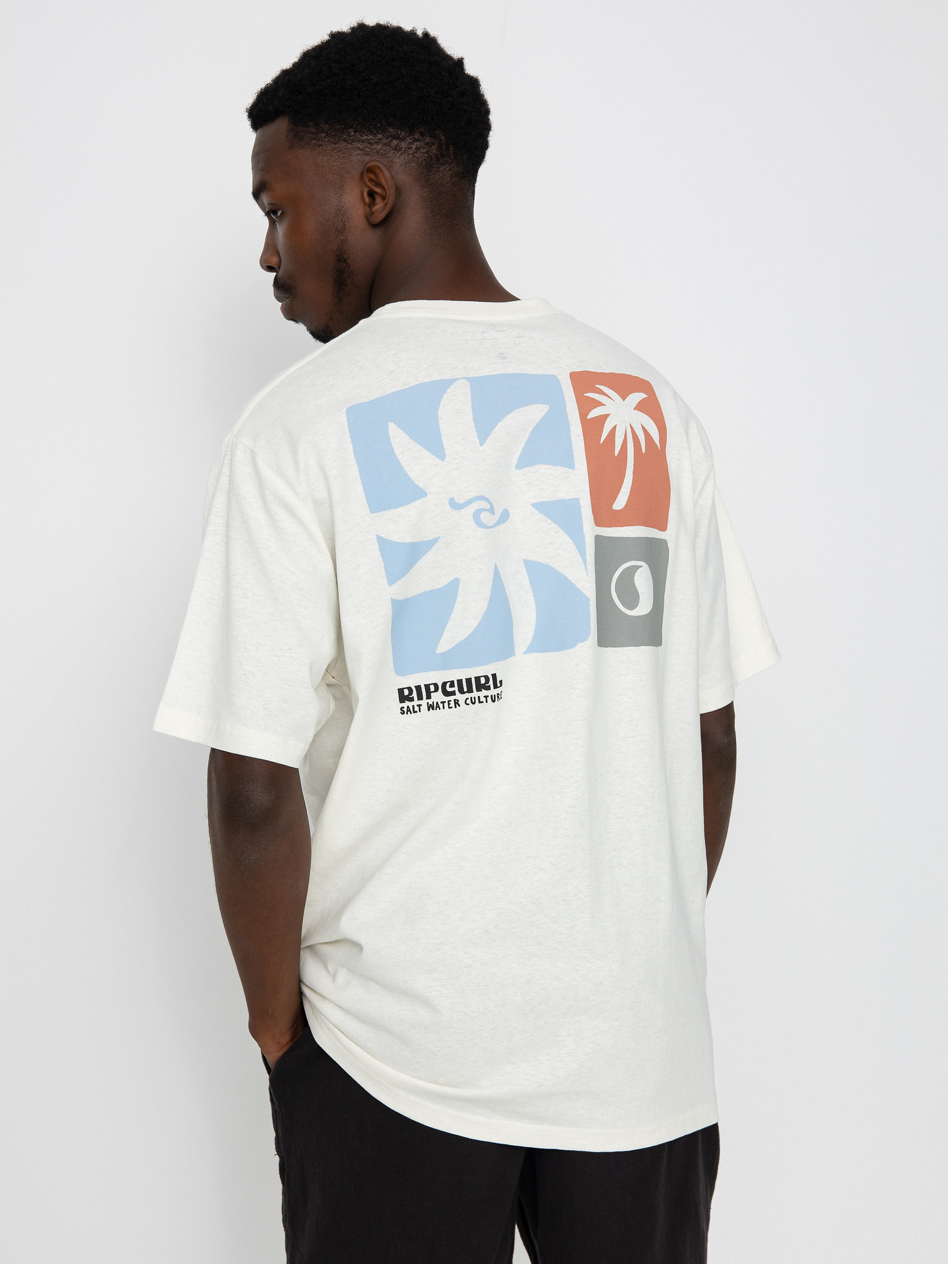 Tričko Rip Curl Swc Block Out (bone)