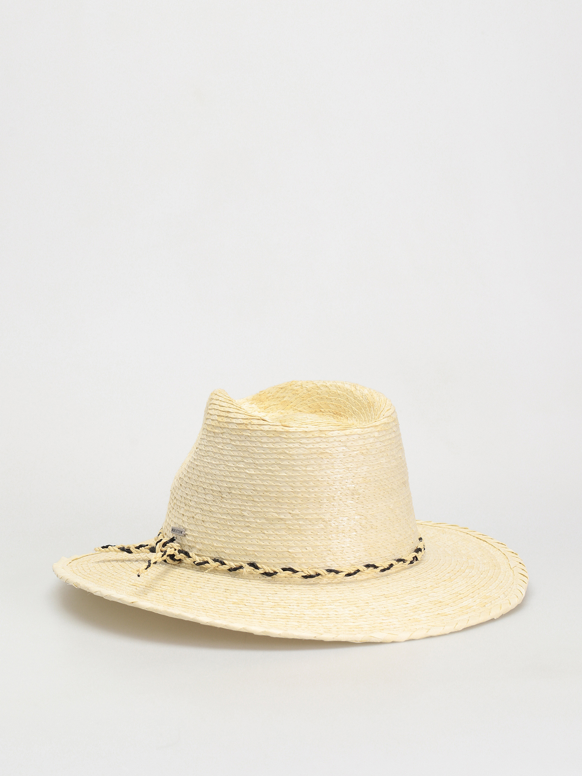 Klobouk Brixton Messer Western Straw Fedora (natural)