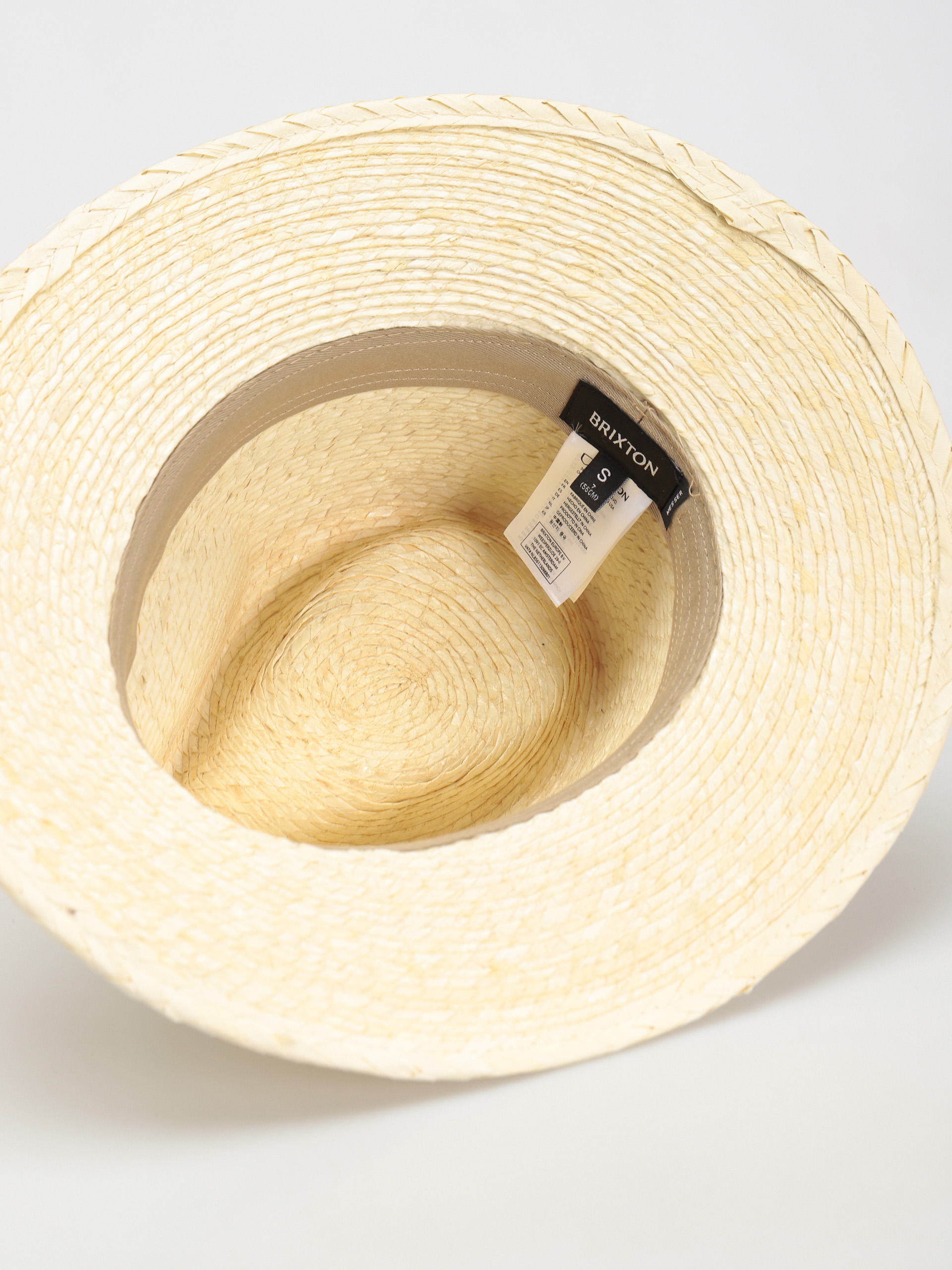 Klobouk Brixton Messer Western Straw Fedora (natural)
