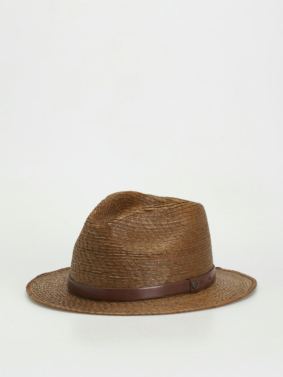 Klobouk Brixton Messer Straw Fedora (toffee)