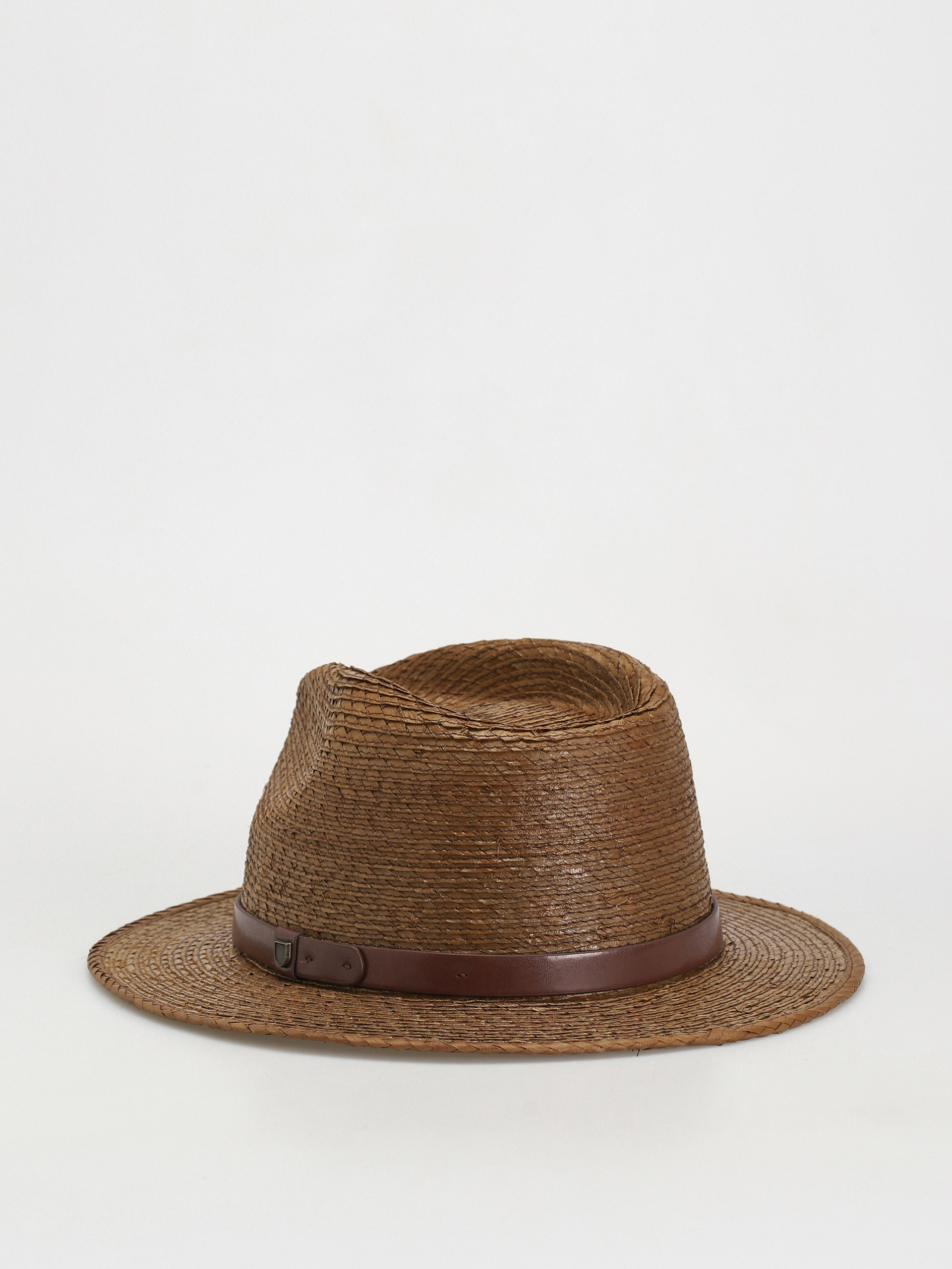 Klobouk Brixton Messer Straw Fedora (toffee)